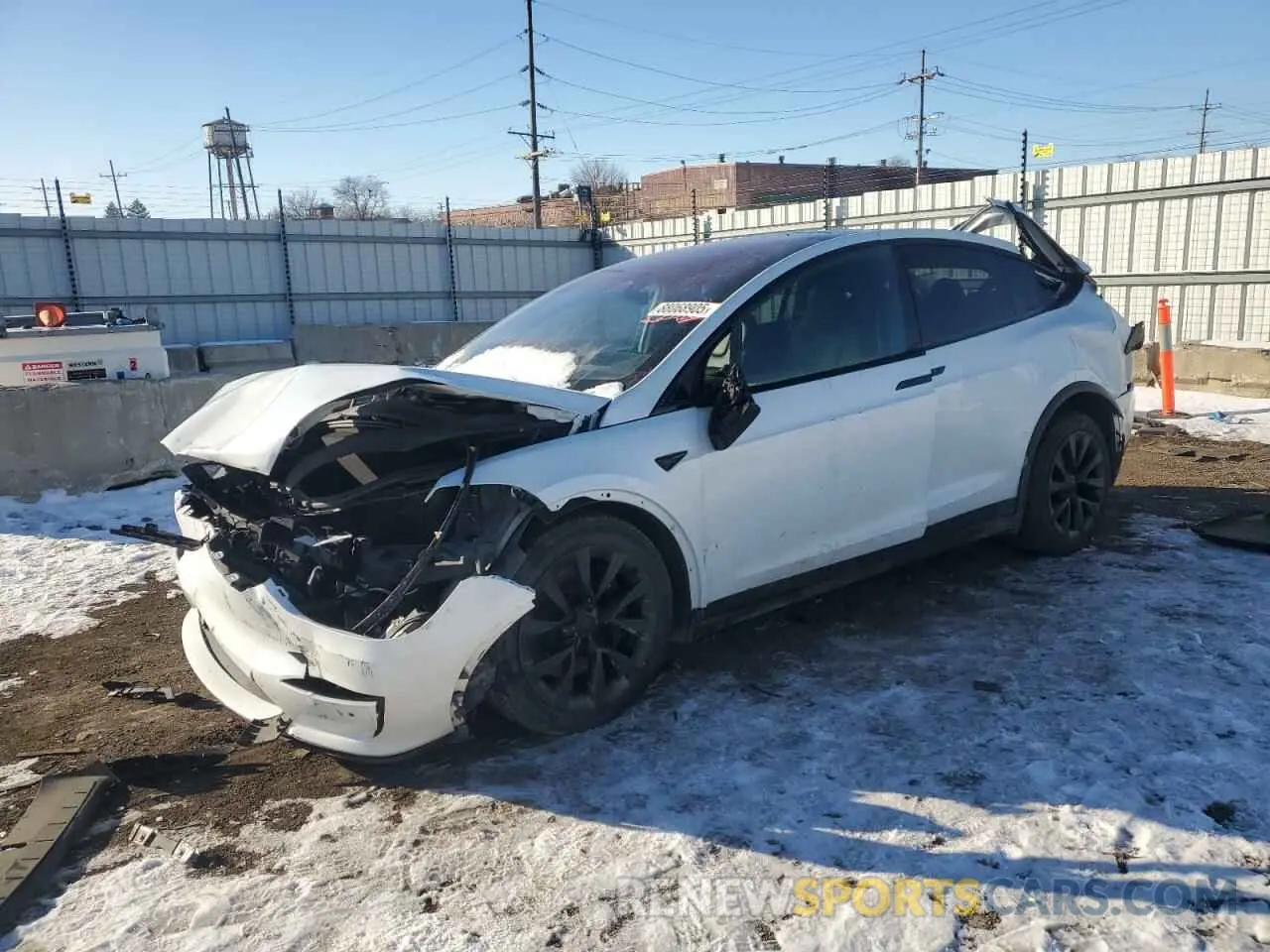1 Фотография поврежденного автомобиля 7SAXCDE54PF378225 TESLA MODEL X 2023