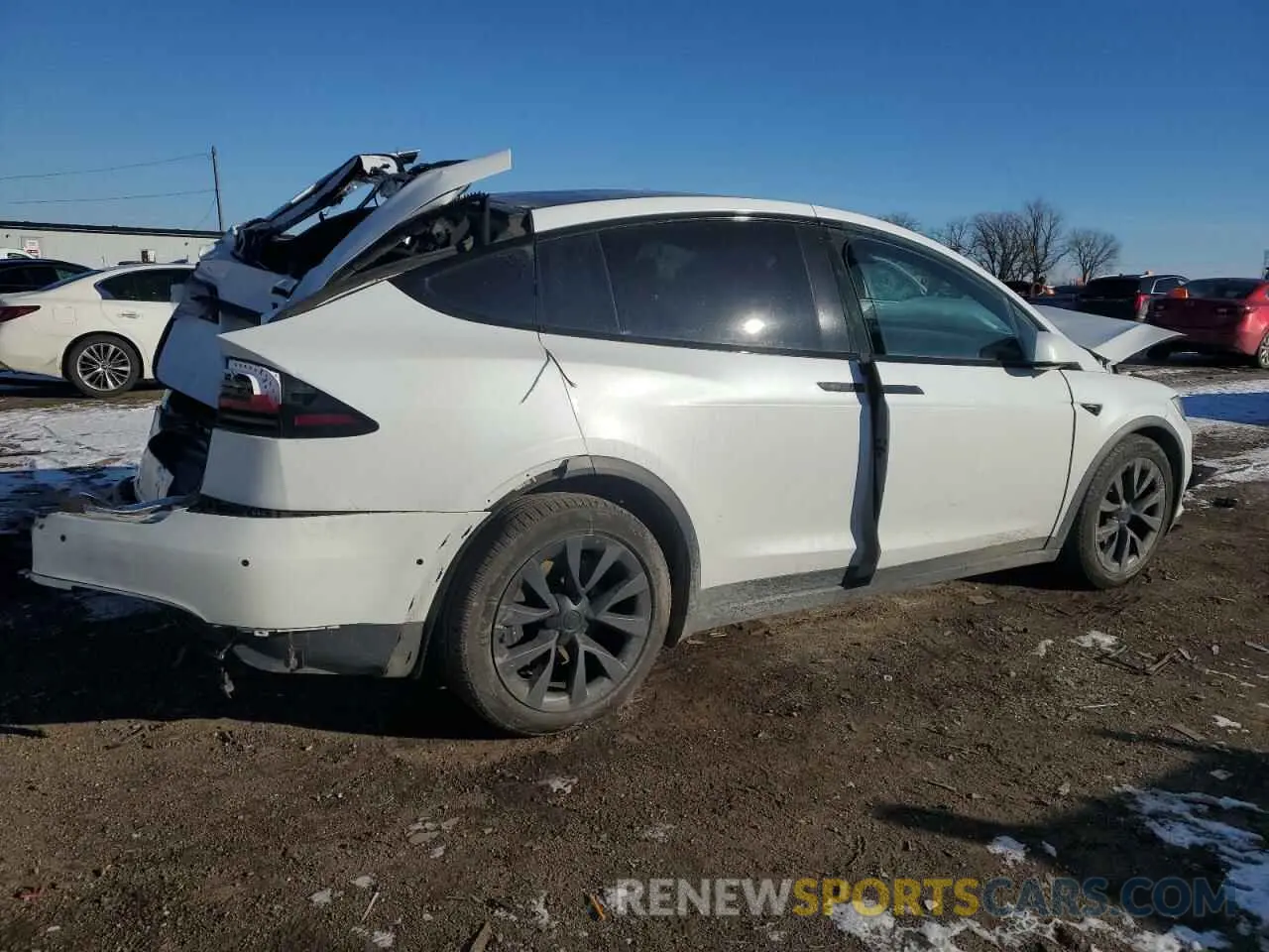 3 Фотография поврежденного автомобиля 7SAXCDE54PF378225 TESLA MODEL X 2023