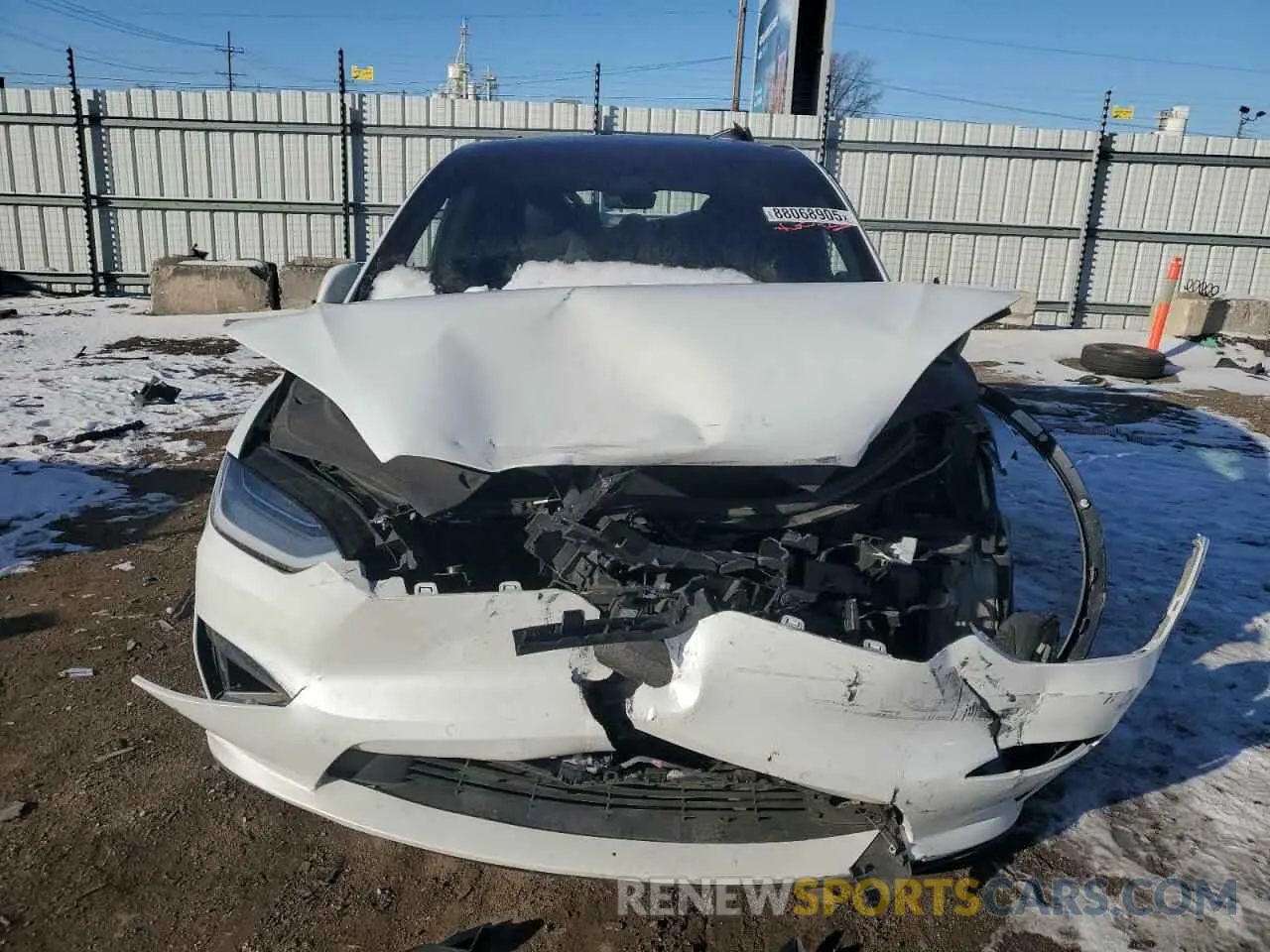 5 Фотография поврежденного автомобиля 7SAXCDE54PF378225 TESLA MODEL X 2023