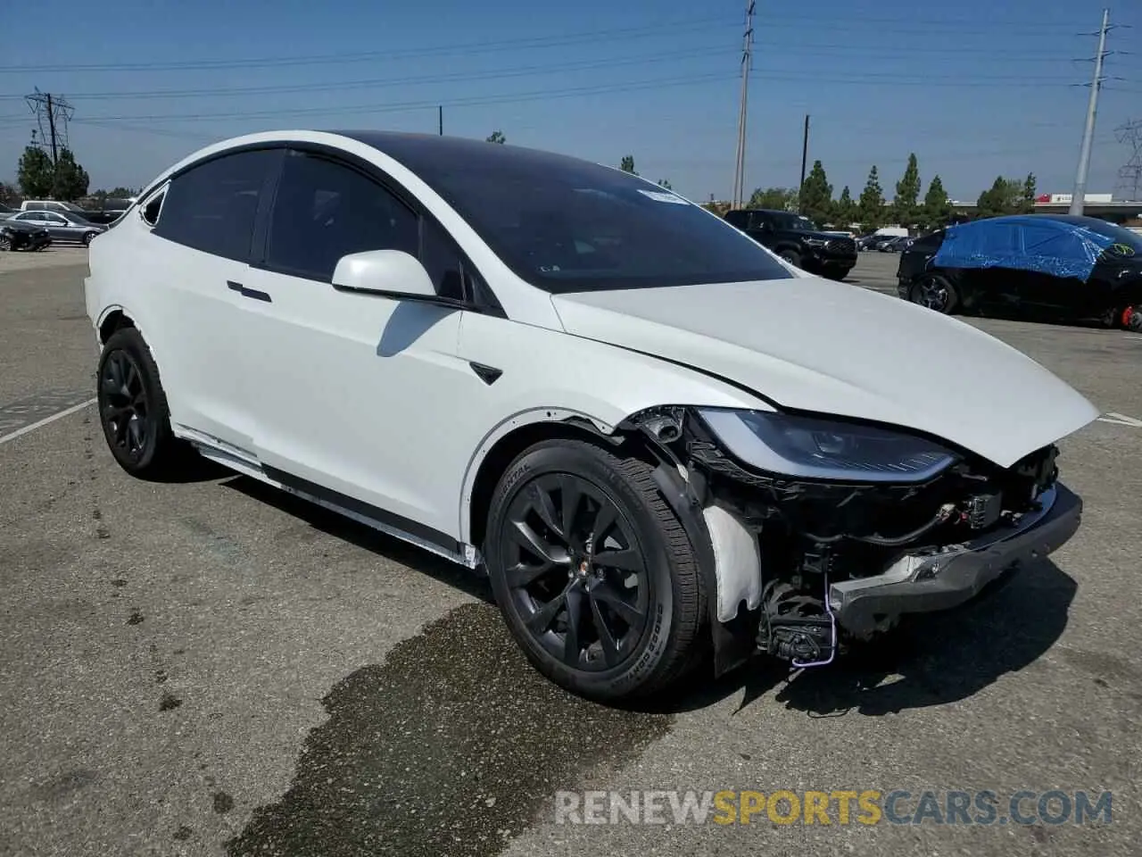 4 Photograph of a damaged car 7SAXCDE54PF406427 TESLA MODEL X 2023
