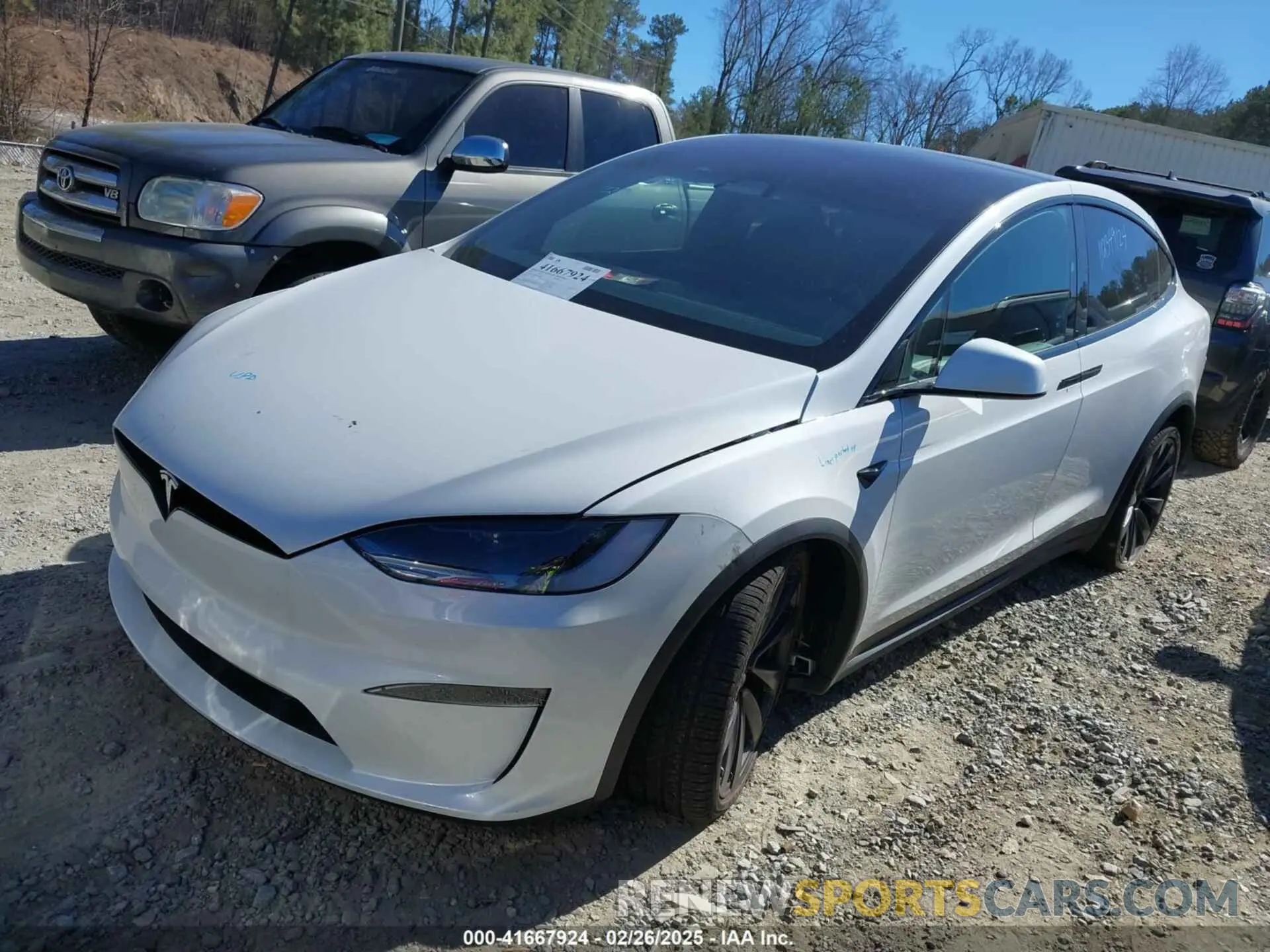 2 Фотография поврежденного автомобиля 7SAXCDE54PF430808 TESLA MODEL X 2023