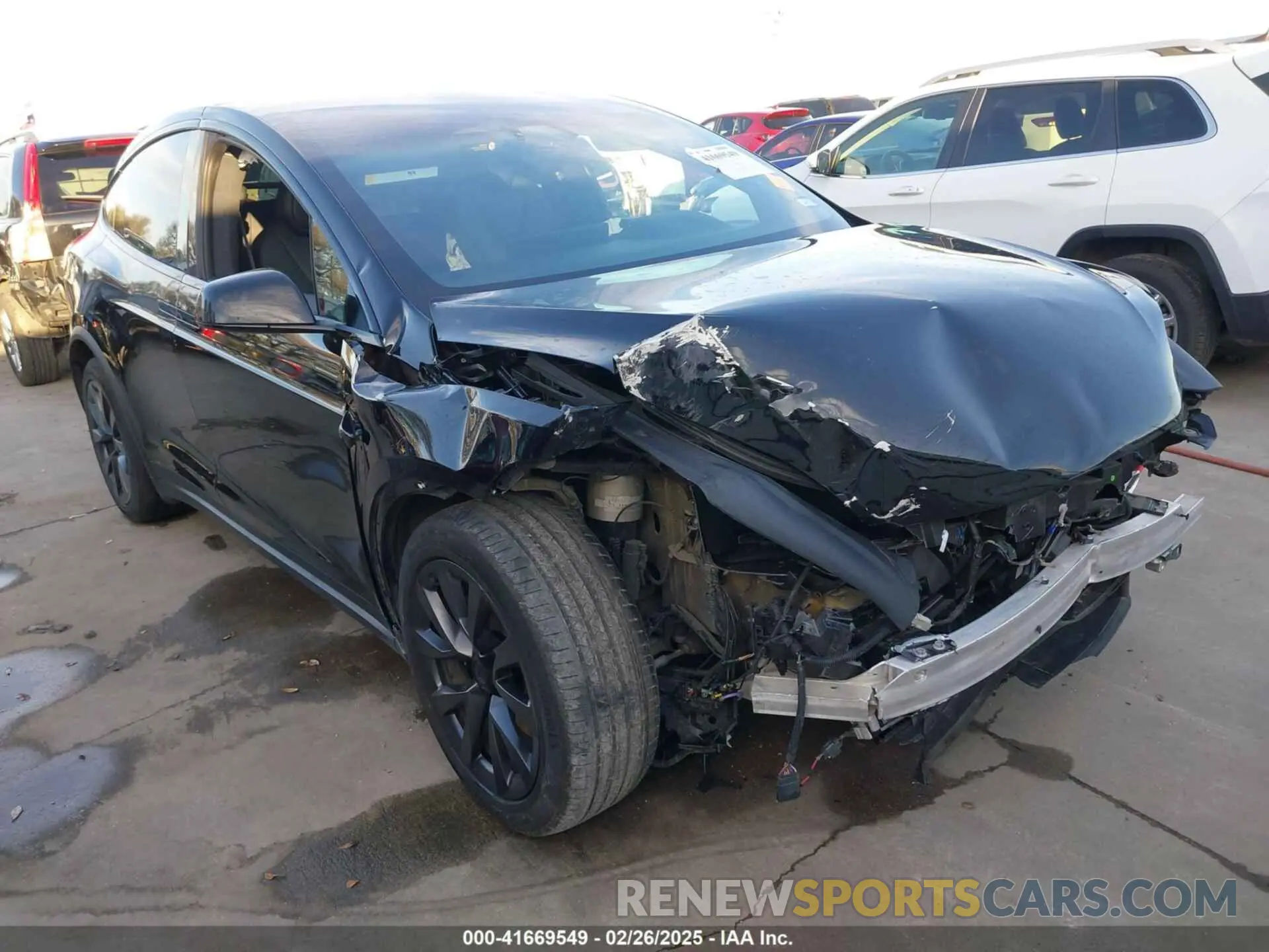 1 Фотография поврежденного автомобиля 7SAXCDE55PF387015 TESLA MODEL X 2023