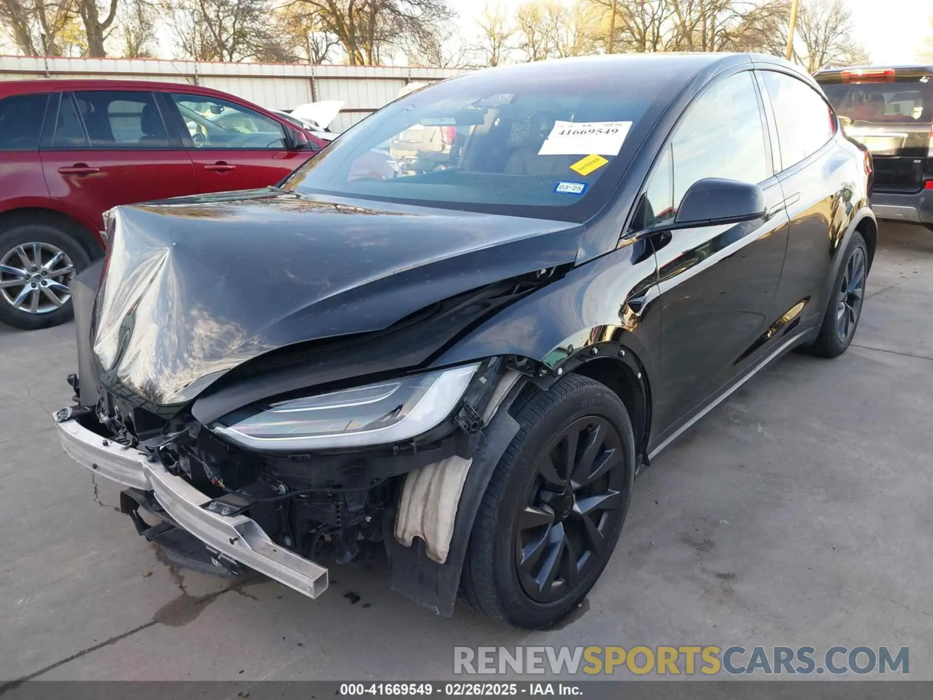 2 Фотография поврежденного автомобиля 7SAXCDE55PF387015 TESLA MODEL X 2023