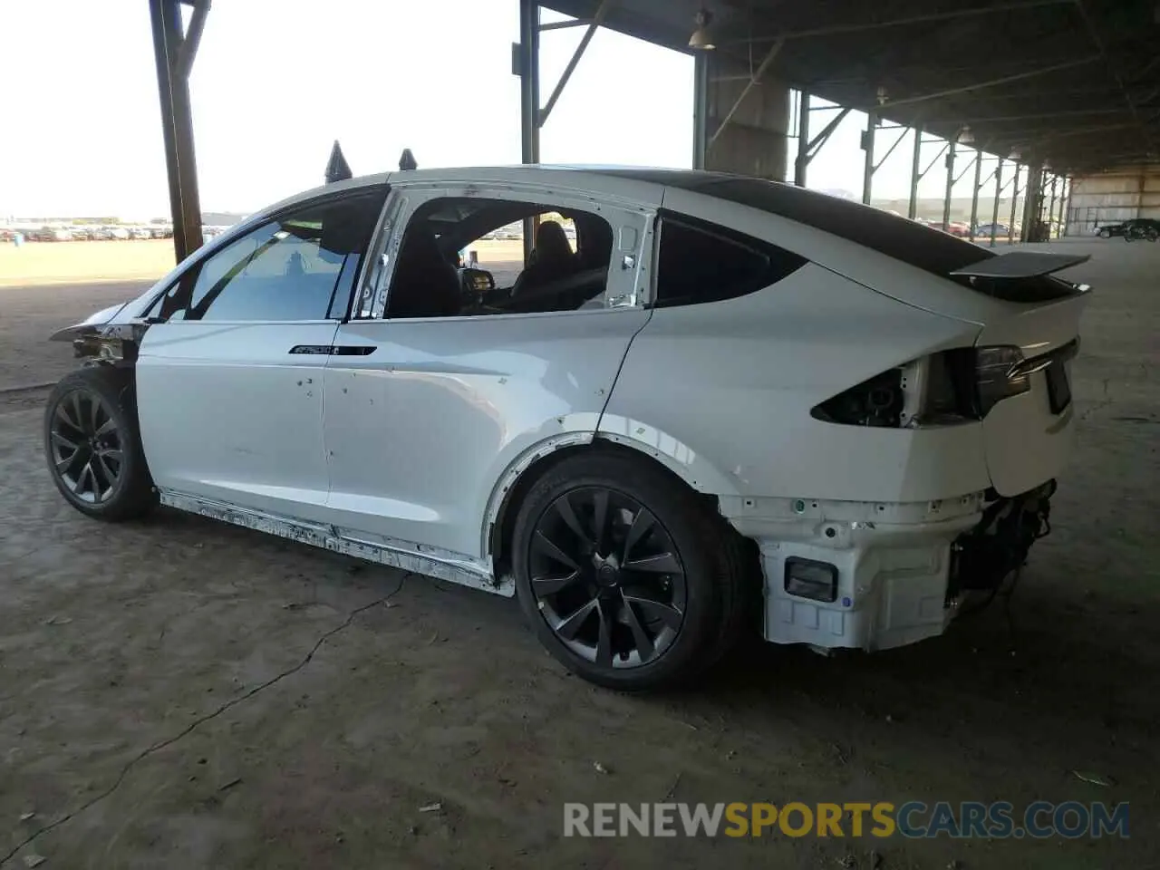 2 Photograph of a damaged car 7SAXCDE55PF396118 TESLA MODEL X 2023