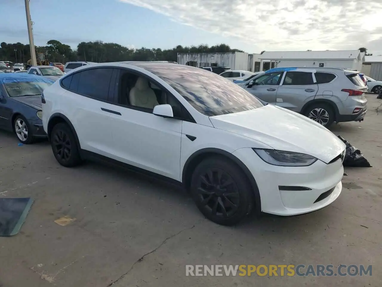4 Фотография поврежденного автомобиля 7SAXCDE55PF409093 TESLA MODEL X 2023