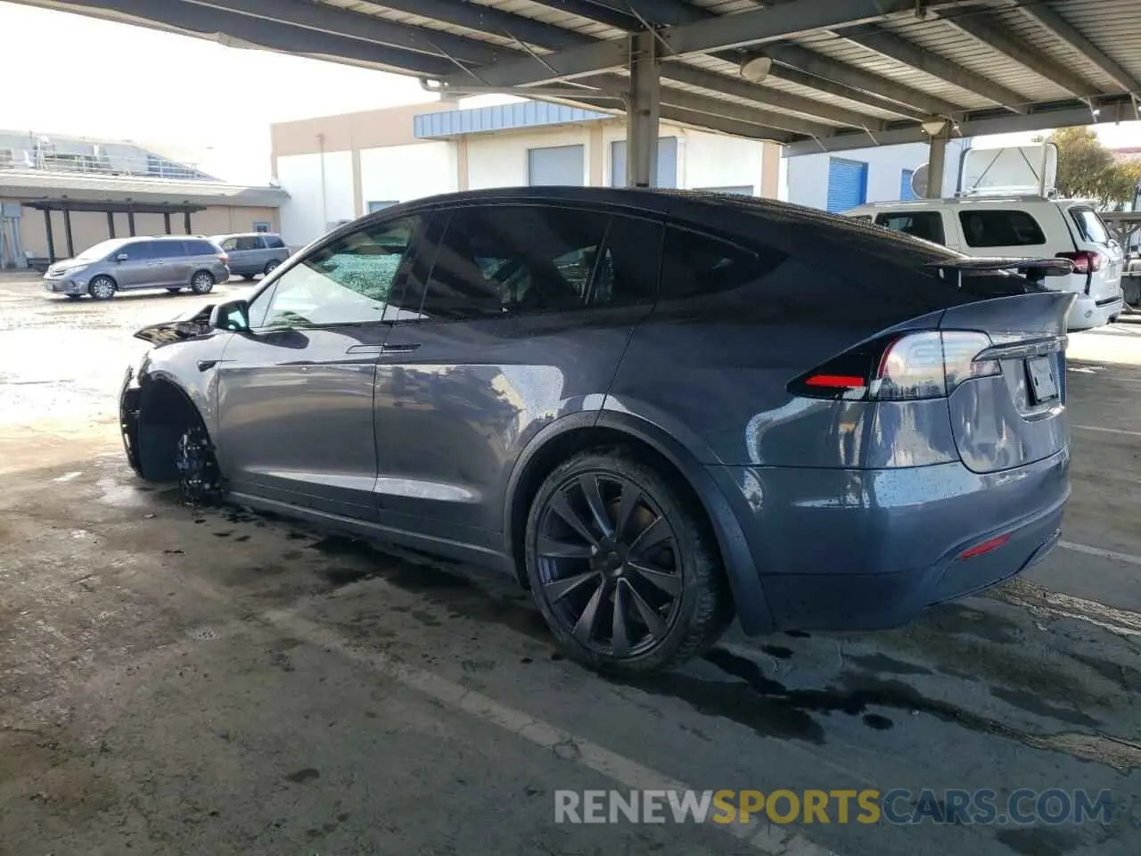 2 Photograph of a damaged car 7SAXCDE55PF410146 TESLA MODEL X 2023