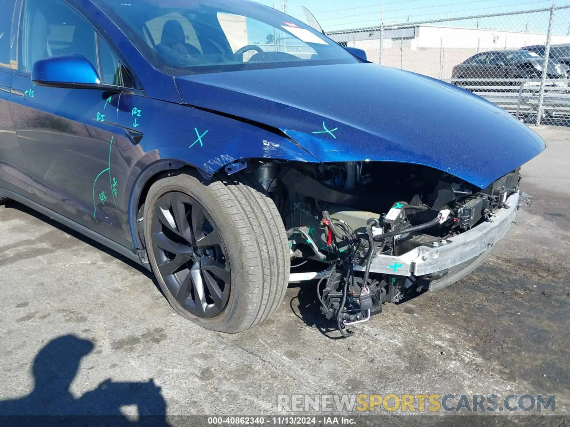 6 Photograph of a damaged car 7SAXCDE55PF411166 TESLA MODEL X 2023