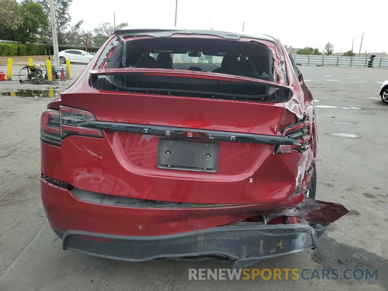 6 Photograph of a damaged car 7SAXCDE56PF420992 TESLA MODEL X 2023