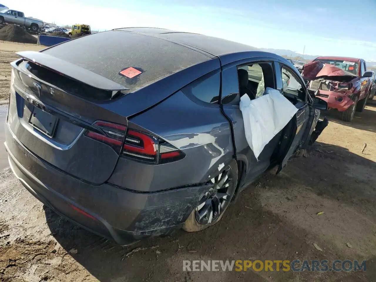 3 Photograph of a damaged car 7SAXCDE57PF373472 TESLA MODEL X 2023