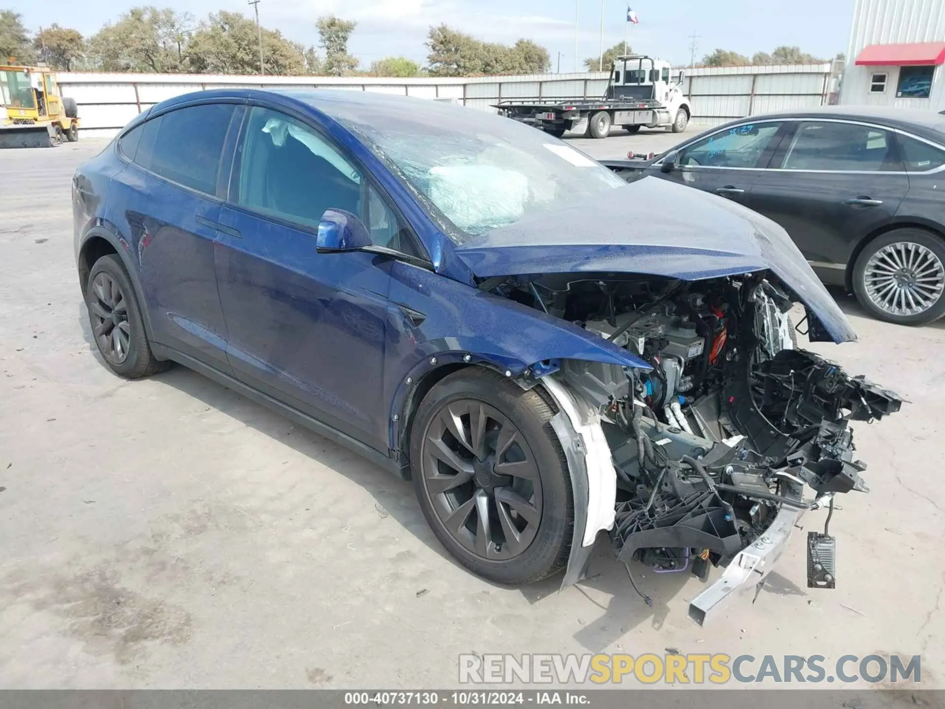 1 Photograph of a damaged car 7SAXCDE58PF417253 TESLA MODEL X 2023