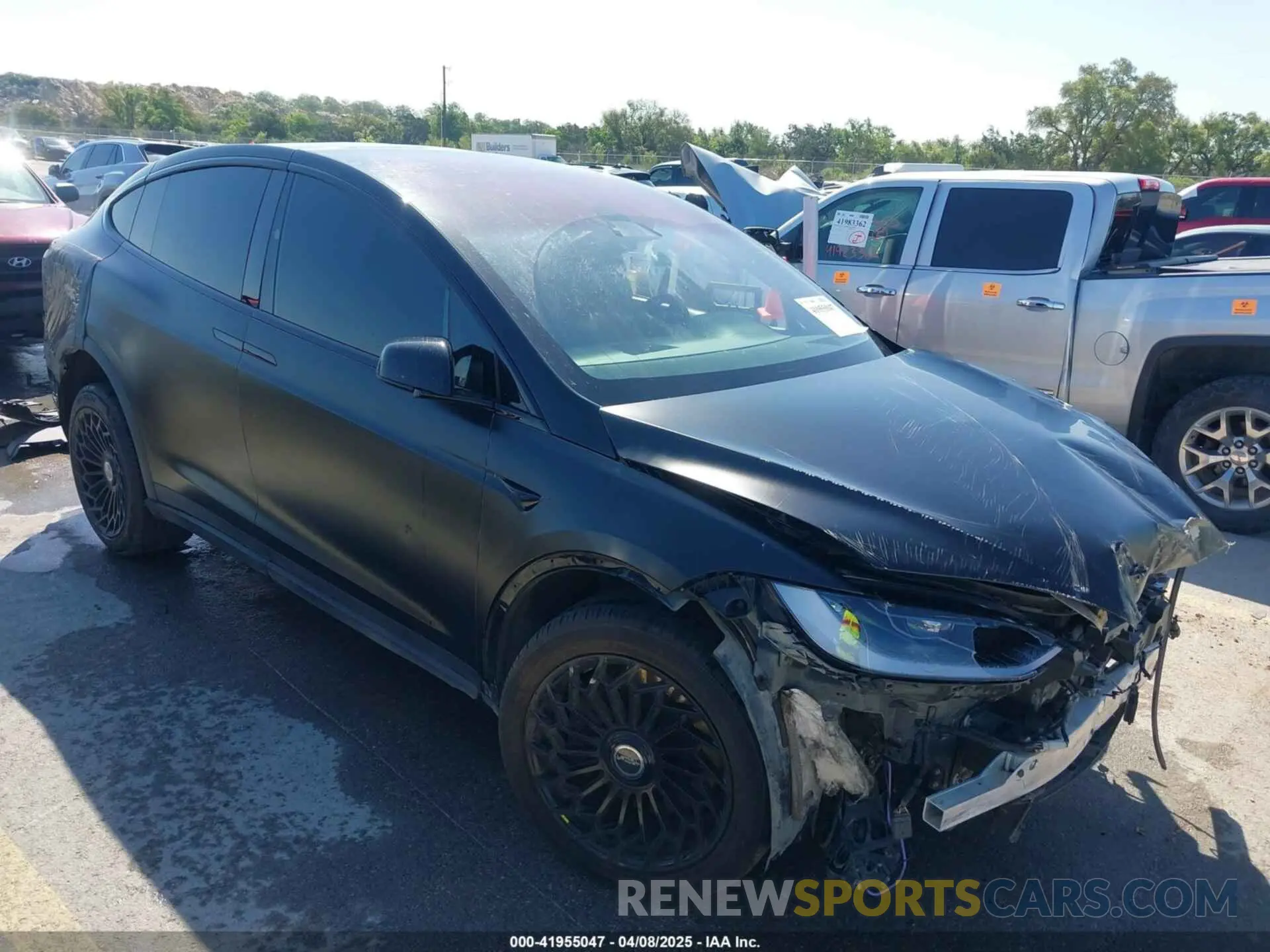 1 Photograph of a damaged car 7SAXCDE59PF417844 TESLA MODEL X 2023