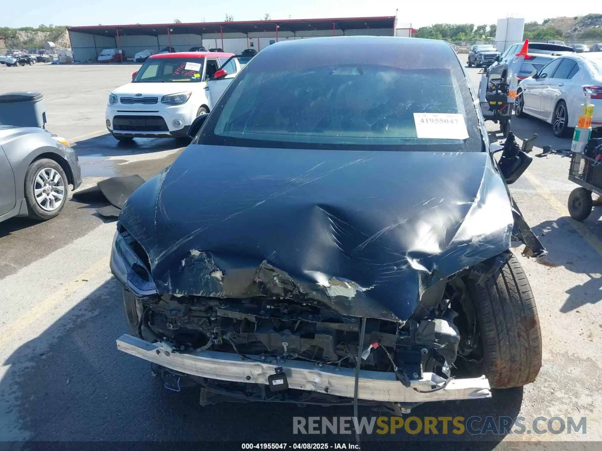 12 Photograph of a damaged car 7SAXCDE59PF417844 TESLA MODEL X 2023