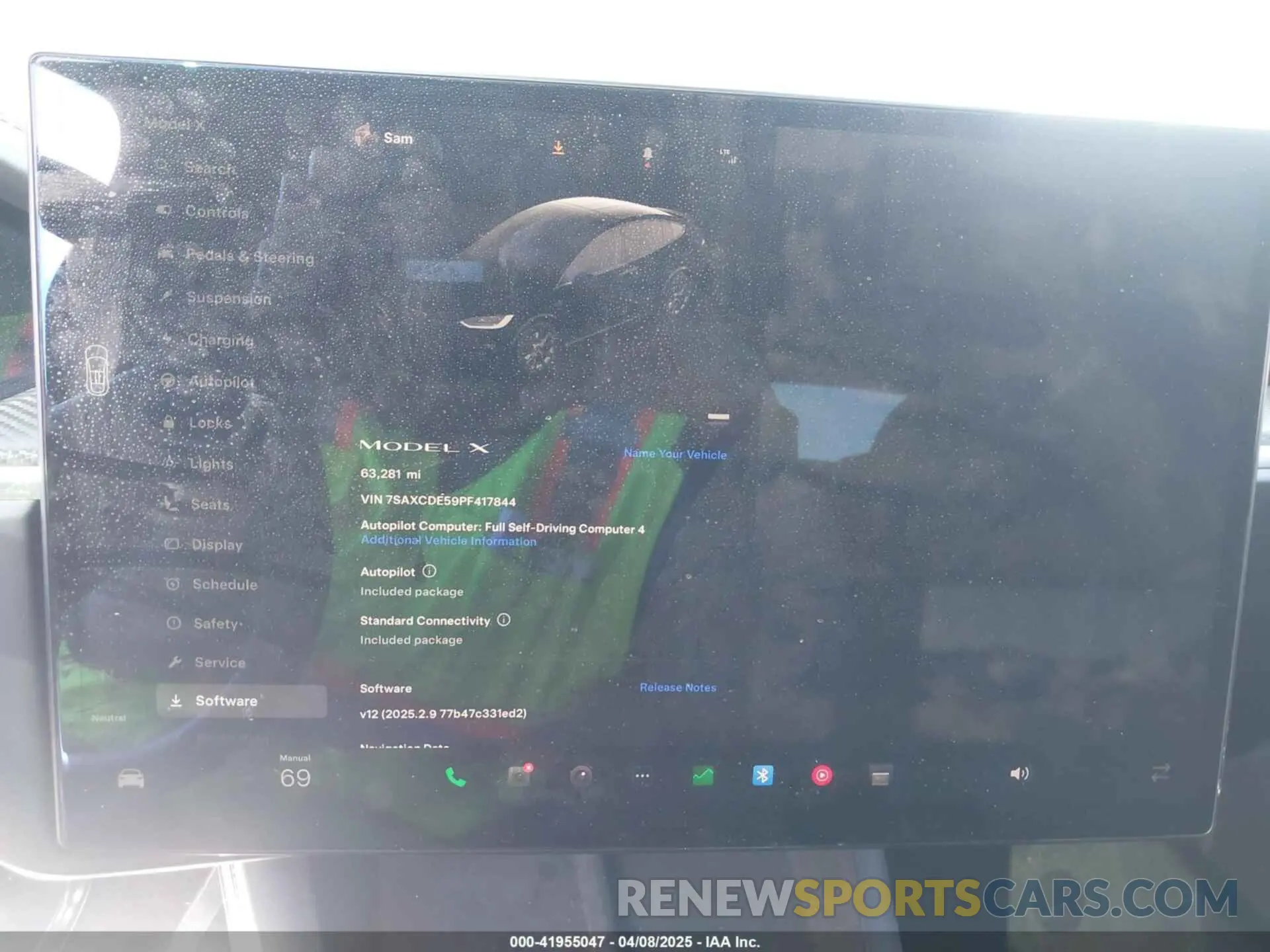 7 Photograph of a damaged car 7SAXCDE59PF417844 TESLA MODEL X 2023