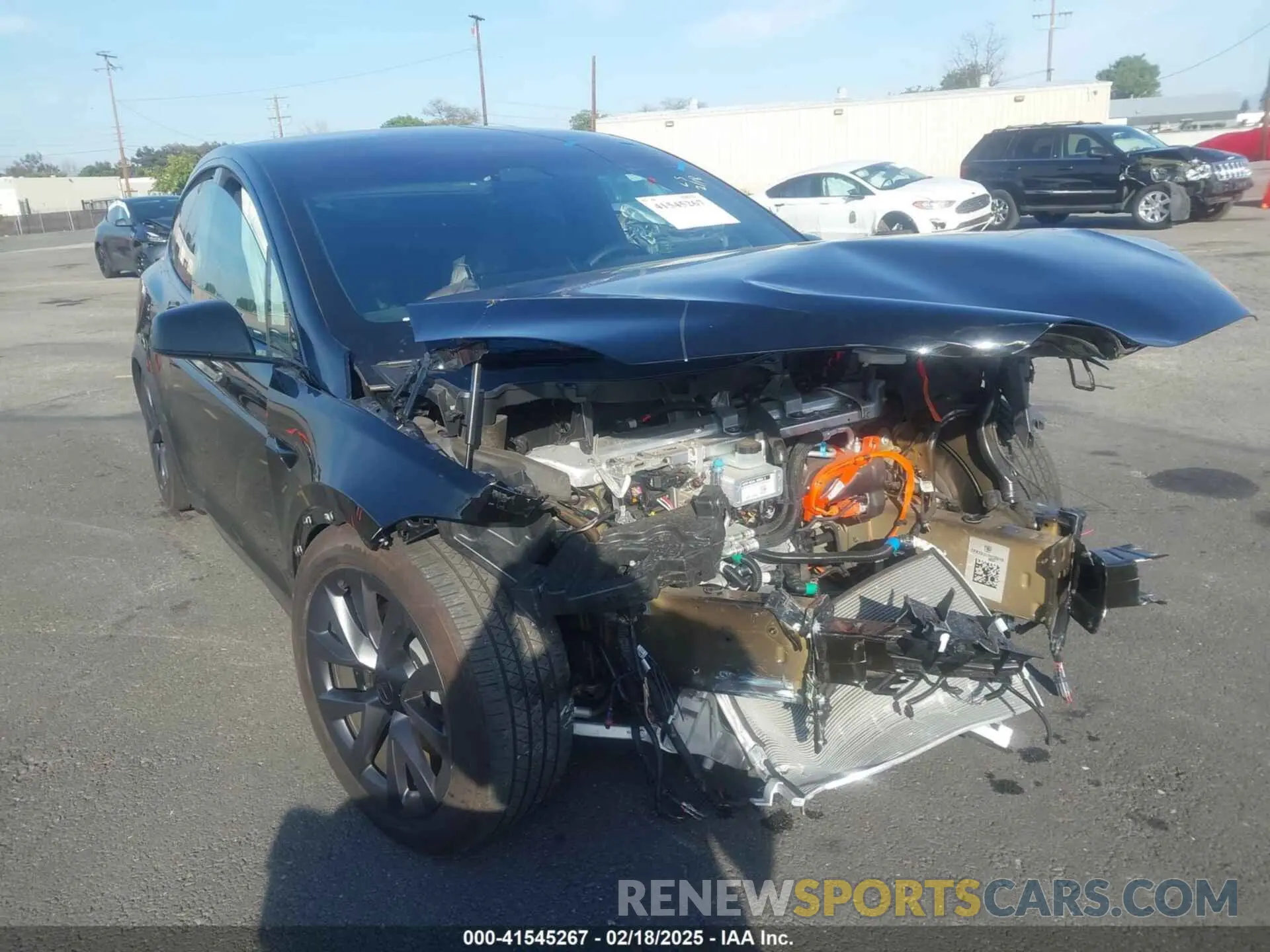 1 Photograph of a damaged car 7SAXCDE59PF430836 TESLA MODEL X 2023