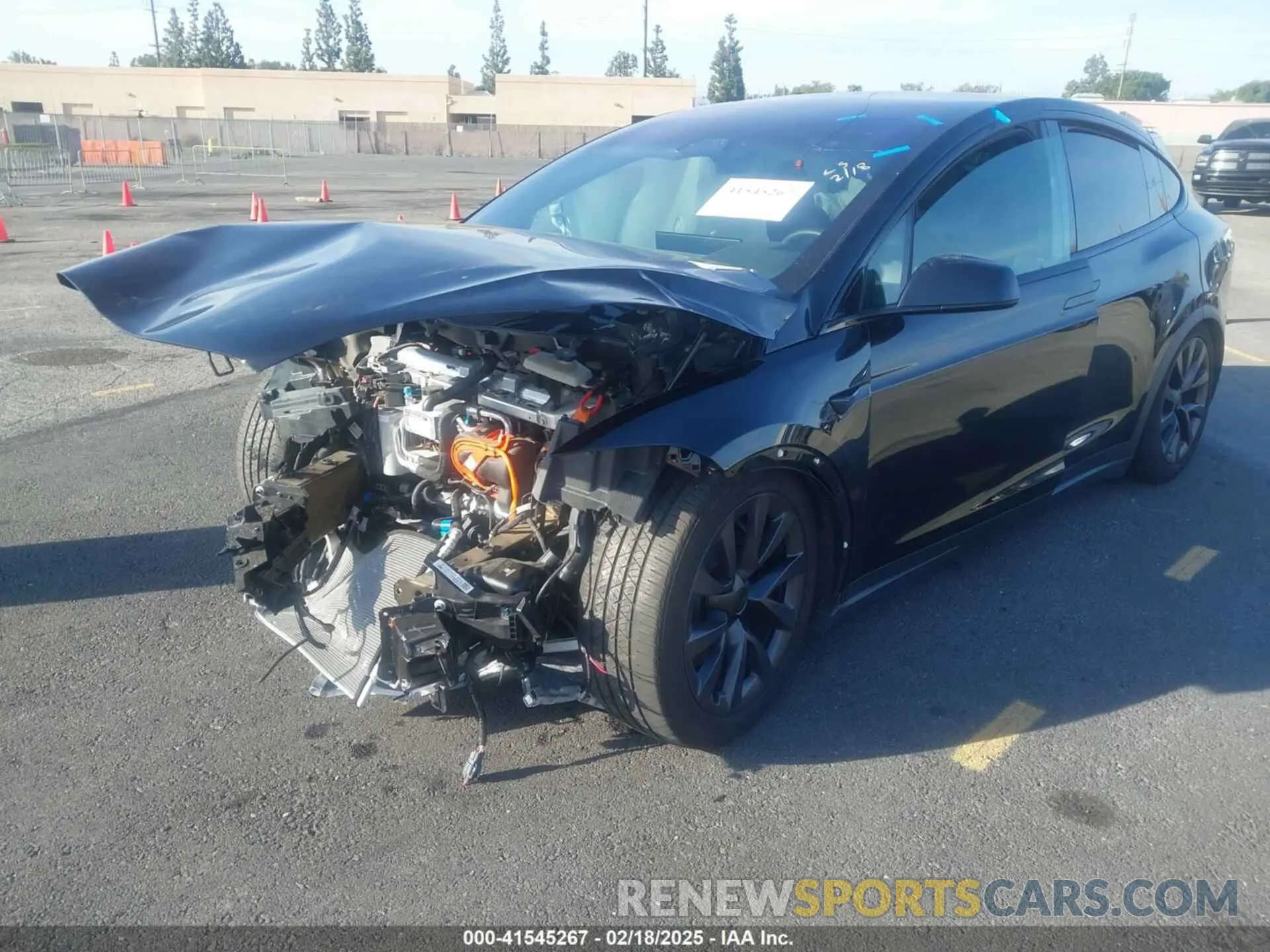 2 Photograph of a damaged car 7SAXCDE59PF430836 TESLA MODEL X 2023