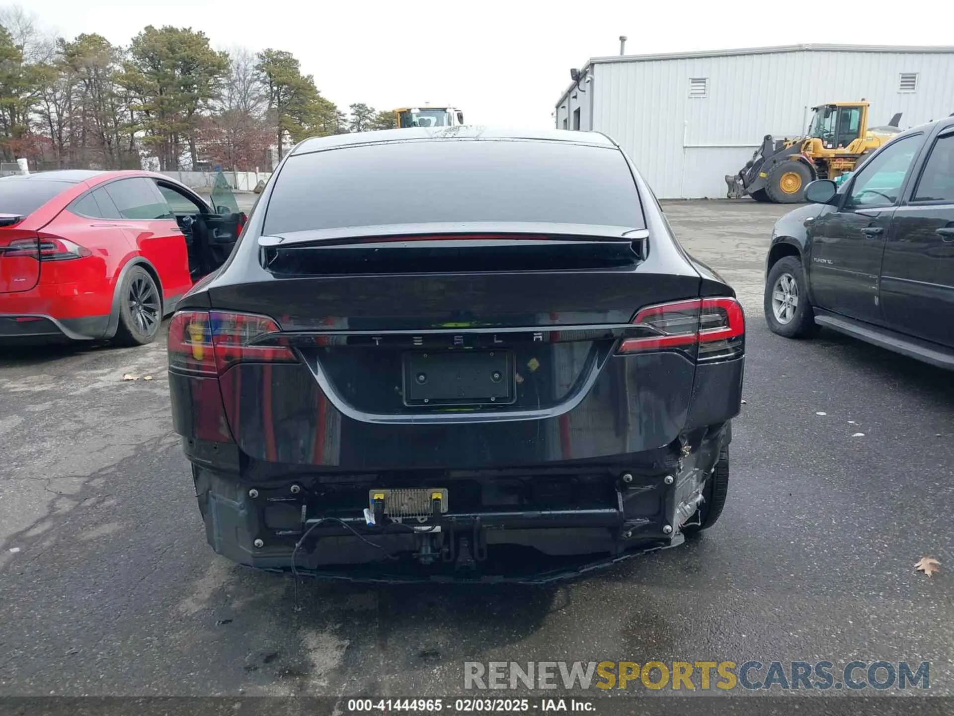 17 Фотография поврежденного автомобиля 7SAXCAE50RF453410 TESLA MODEL X 2024