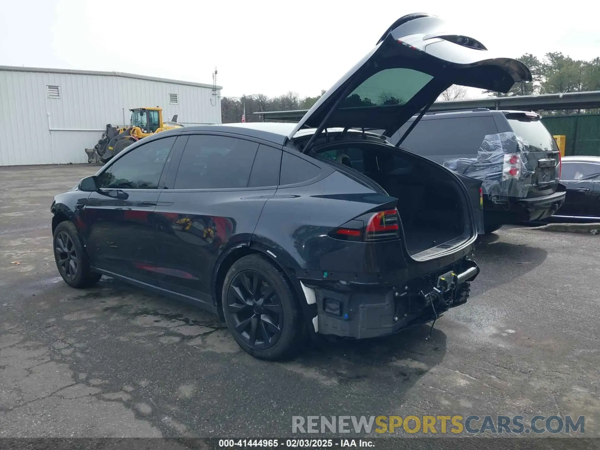 3 Фотография поврежденного автомобиля 7SAXCAE50RF453410 TESLA MODEL X 2024