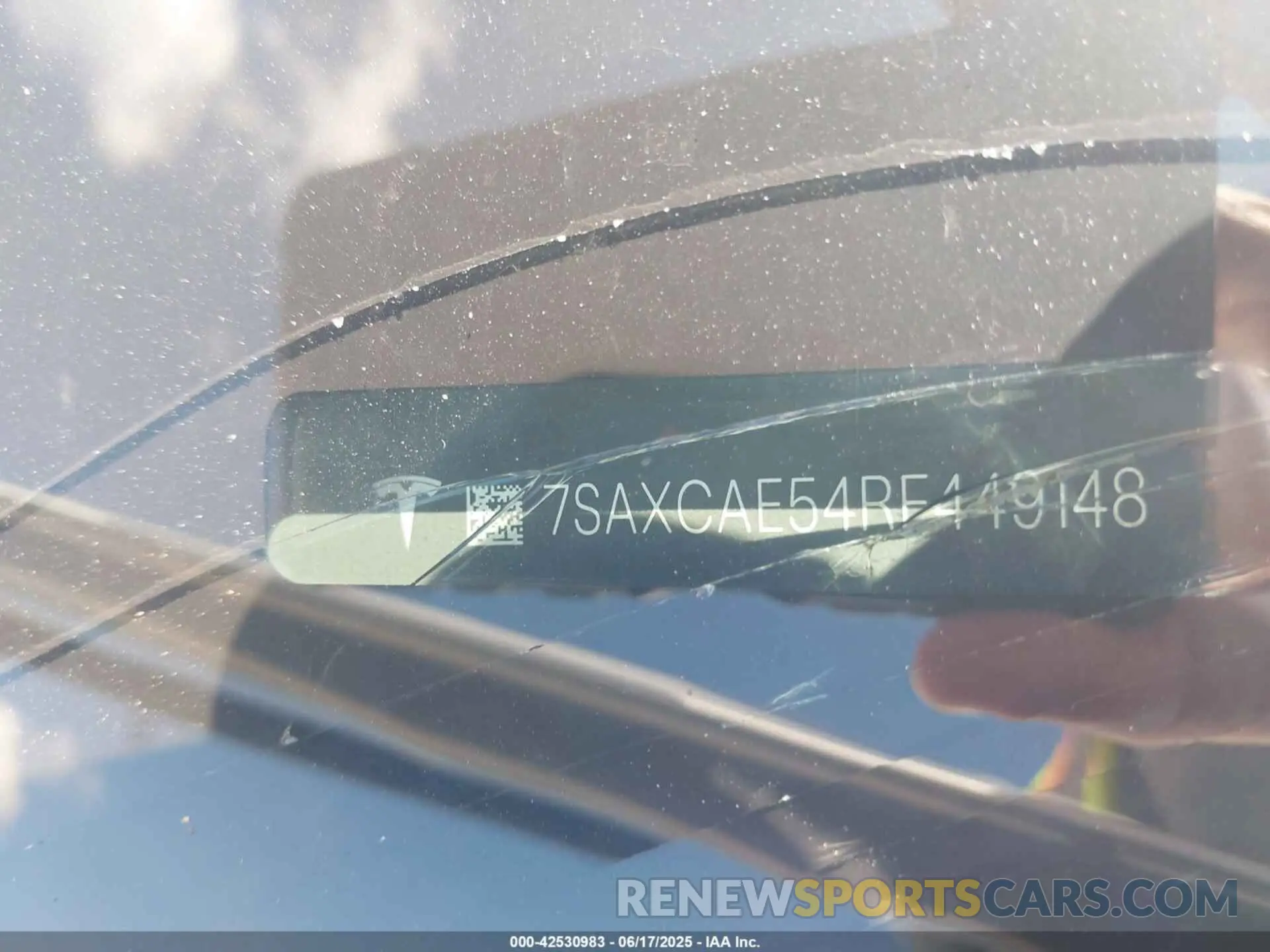 9 Photograph of a damaged car 7SAXCAE54RF449148 TESLA MODEL X 2024