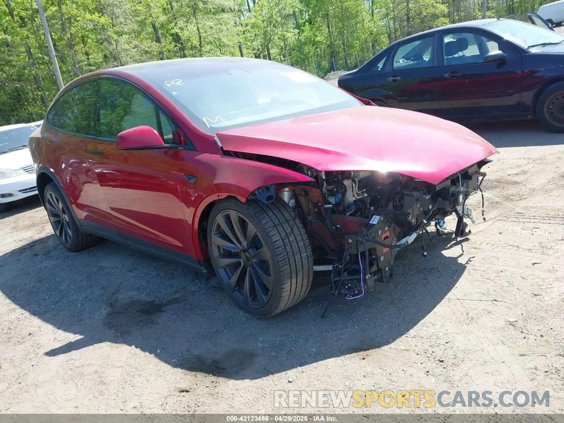 1 Photograph of a damaged car 7SAXCAE56RF460197 TESLA MODEL X 2024