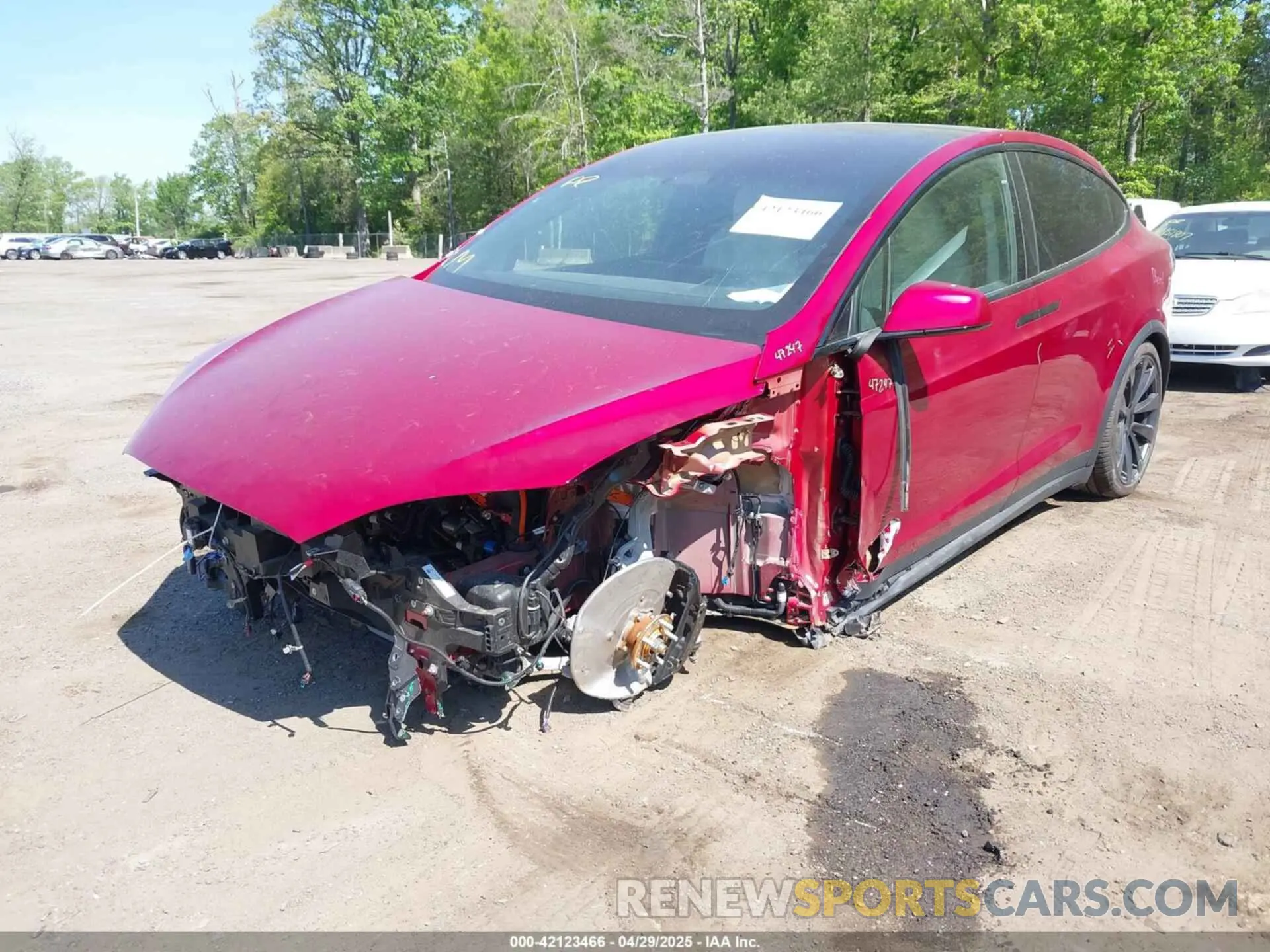 2 Photograph of a damaged car 7SAXCAE56RF460197 TESLA MODEL X 2024