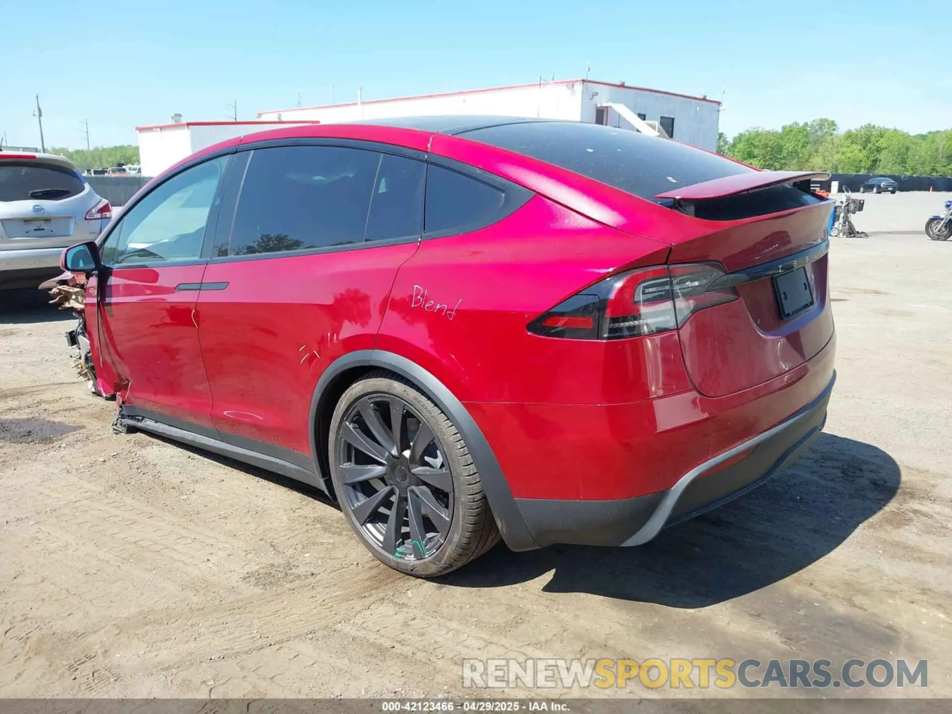 3 Photograph of a damaged car 7SAXCAE56RF460197 TESLA MODEL X 2024