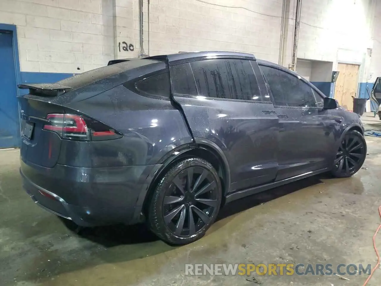 3 Фотография поврежденного автомобиля 7SAXCAE5XRF433522 TESLA MODEL X 2024