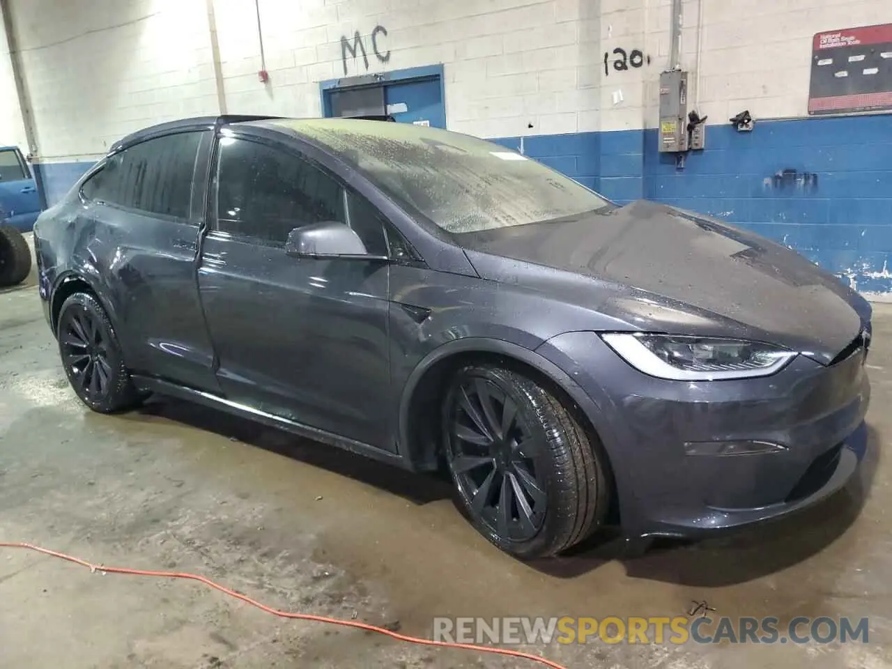 4 Фотография поврежденного автомобиля 7SAXCAE5XRF433522 TESLA MODEL X 2024