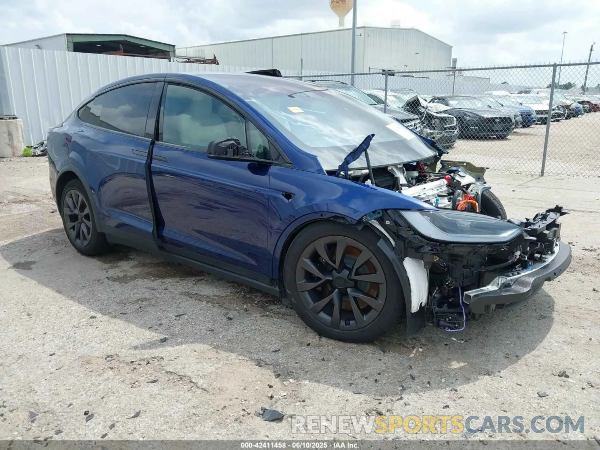 1 Фотография поврежденного автомобиля 7SAXCBE52RF456542 TESLA MODEL X 2024
