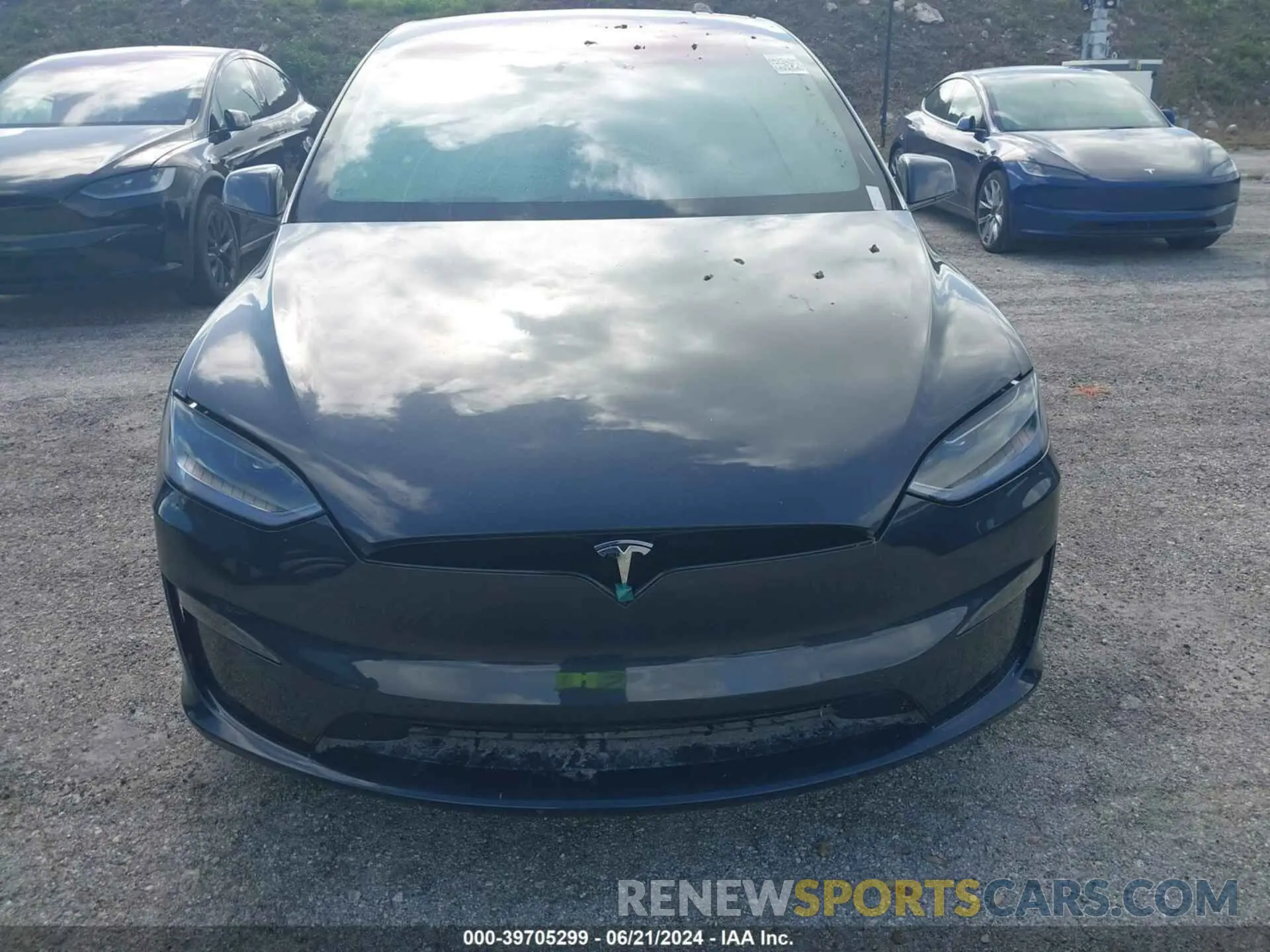 6 Фотография поврежденного автомобиля 7SAXCBE54RF444358 TESLA MODEL X 2024