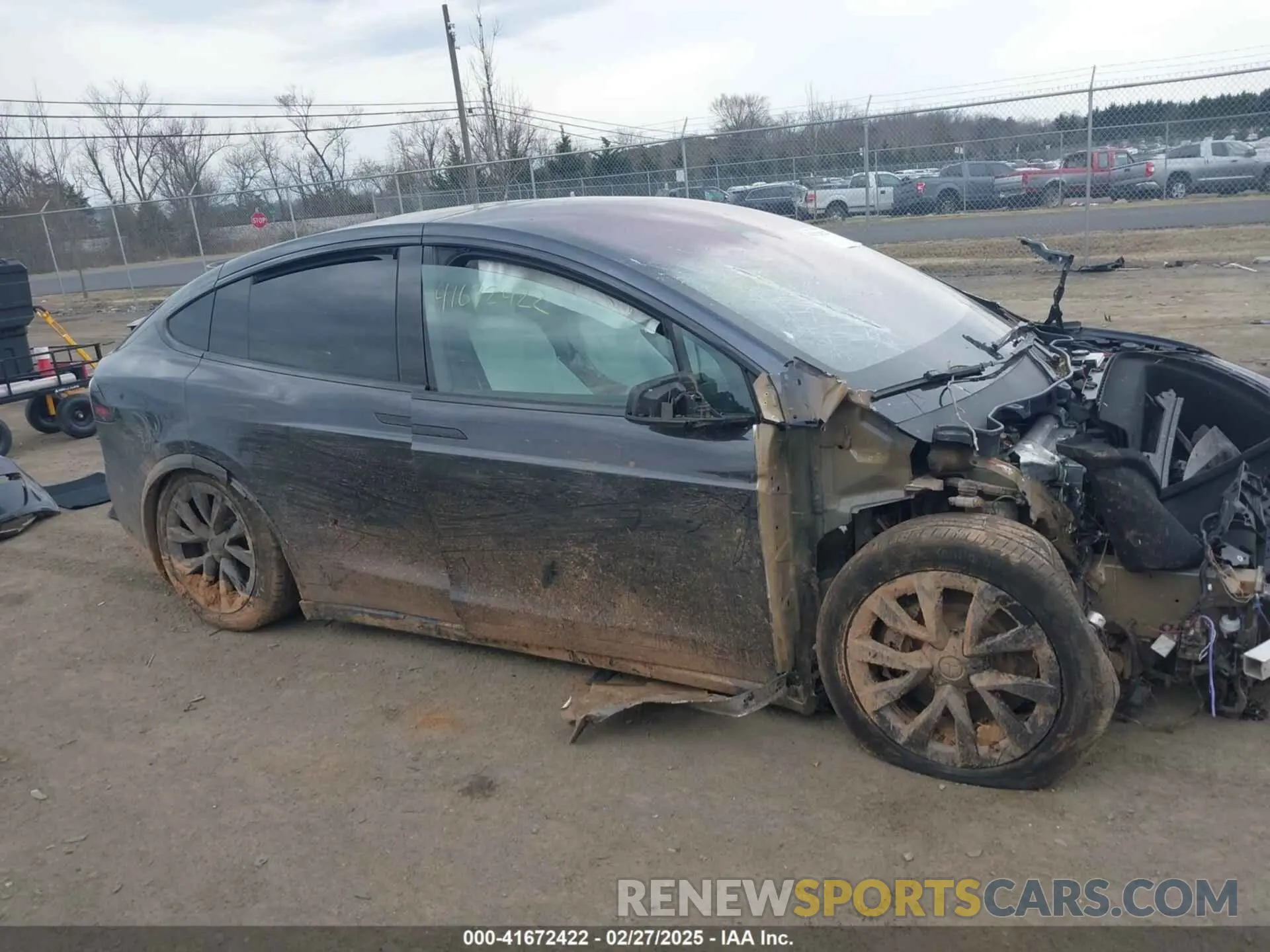13 Photograph of a damaged car 7SAXCBE56RF435242 TESLA MODEL X 2024