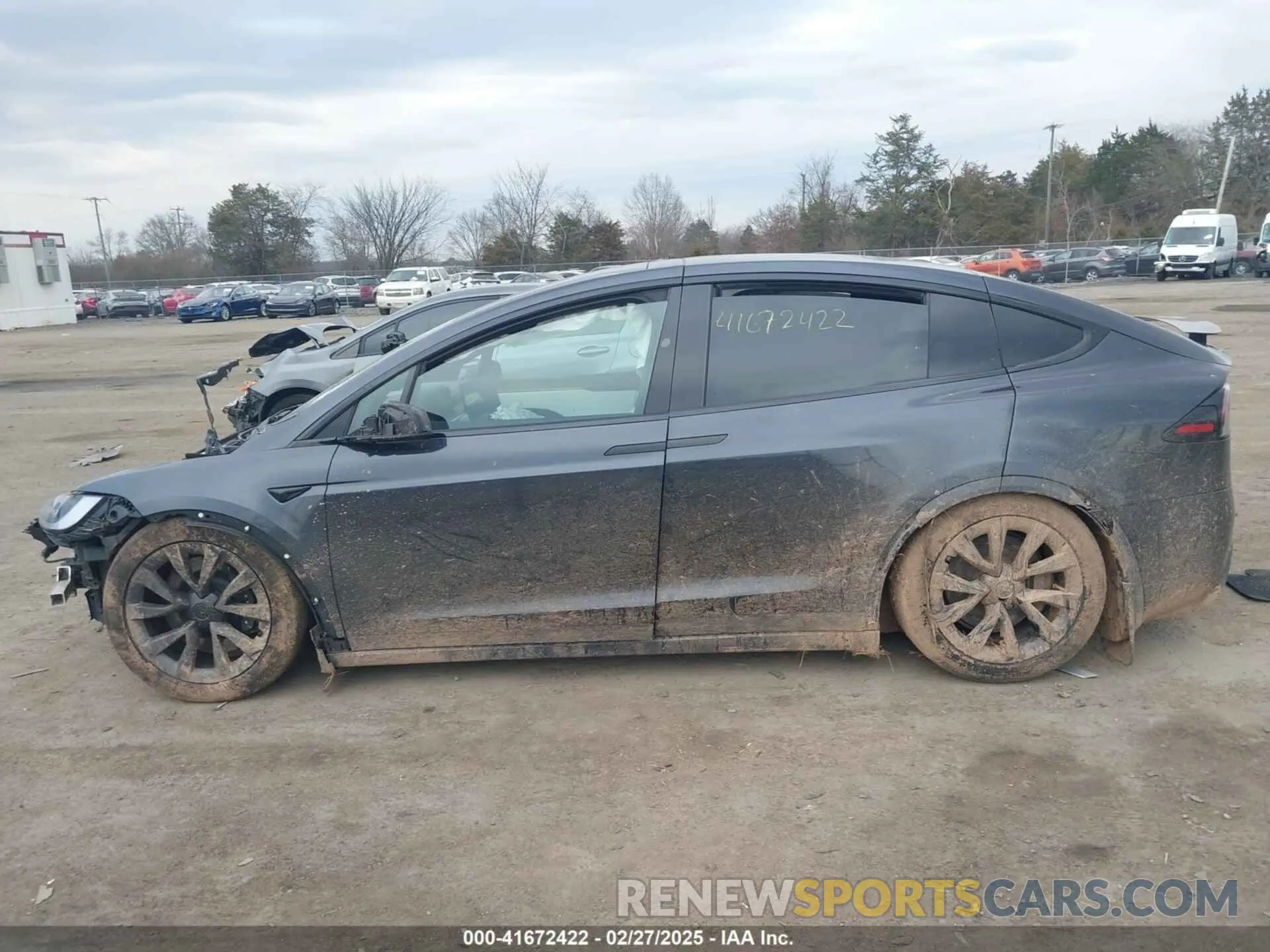 14 Photograph of a damaged car 7SAXCBE56RF435242 TESLA MODEL X 2024