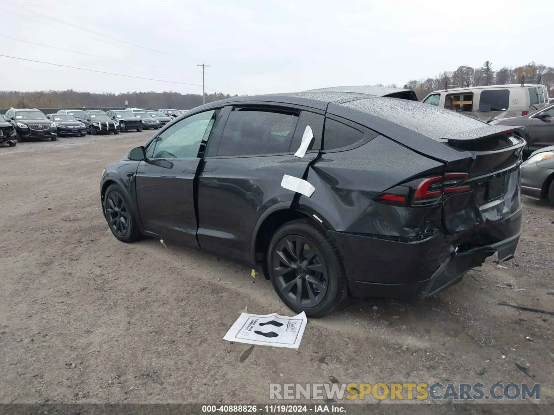 3 Photograph of a damaged car 7SAXCBE58RF459073 TESLA MODEL X 2024