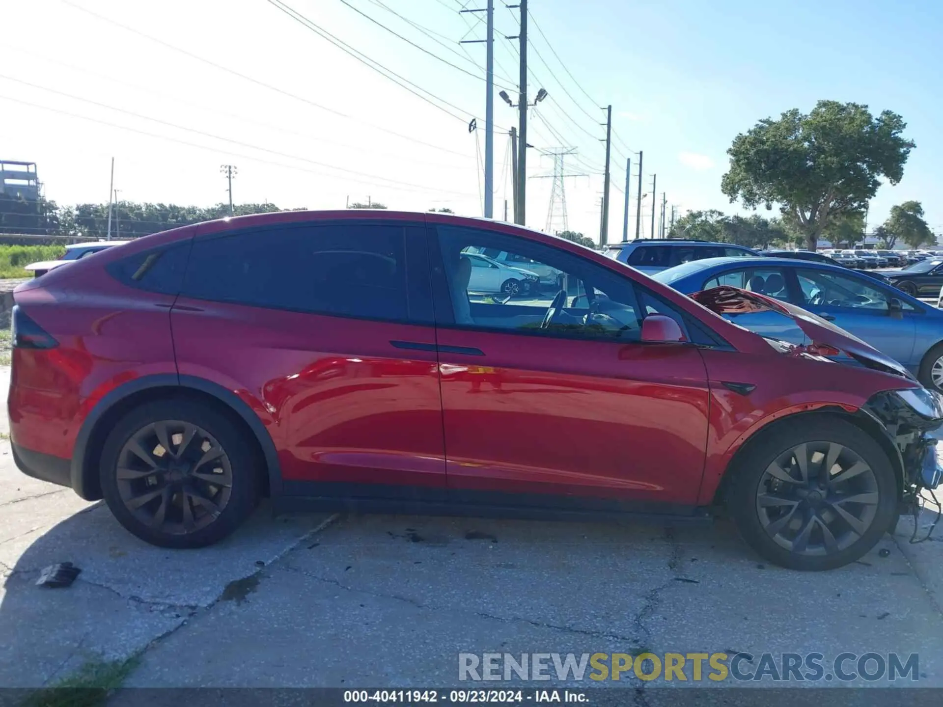 13 Фотография поврежденного автомобиля 7SAXCBE5XRF437477 TESLA MODEL X 2024