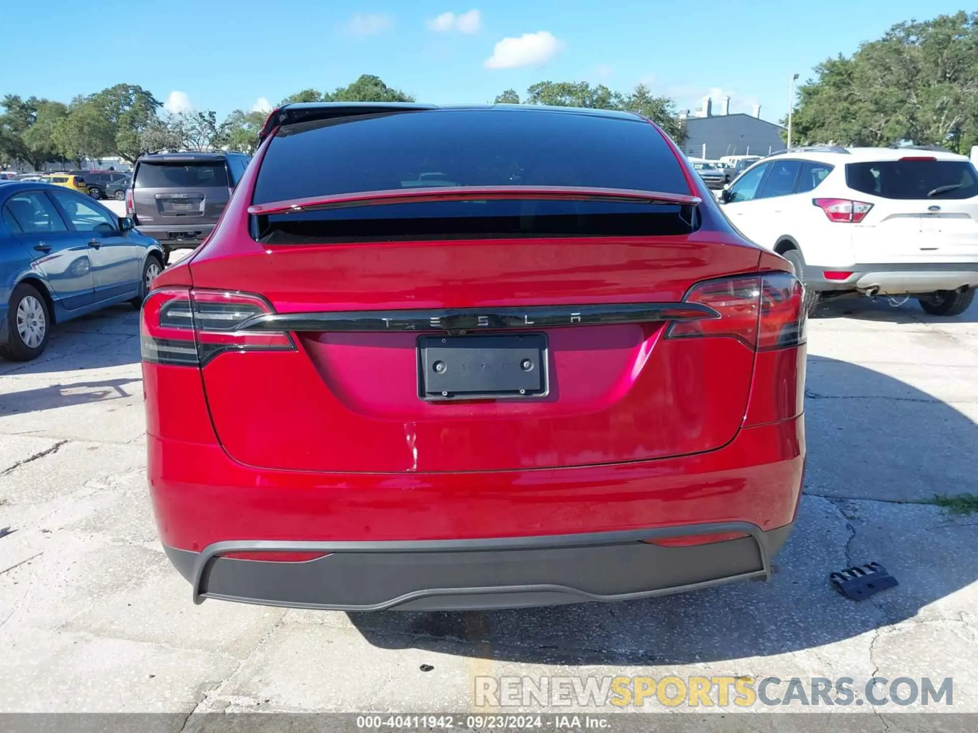 16 Фотография поврежденного автомобиля 7SAXCBE5XRF437477 TESLA MODEL X 2024