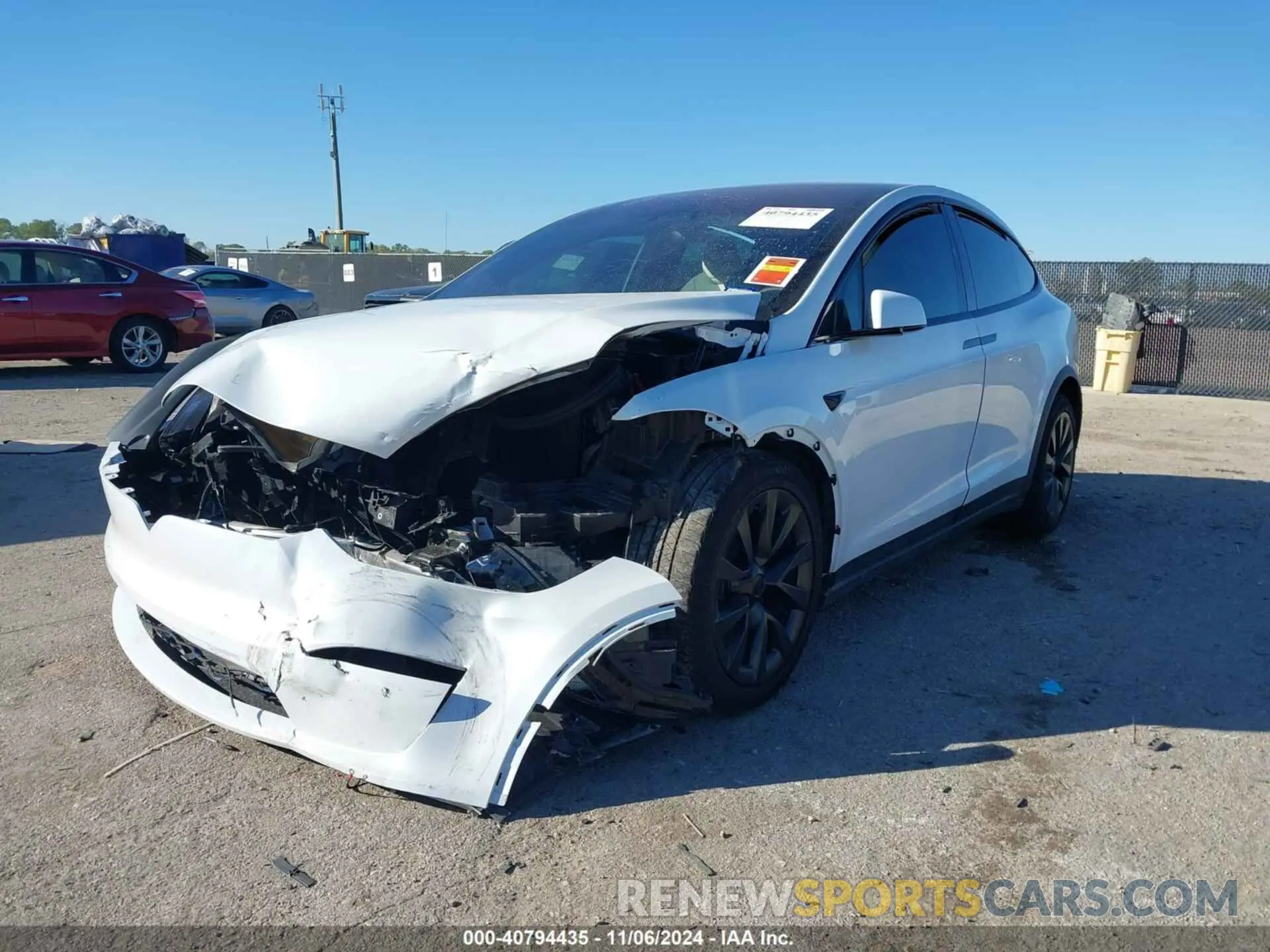 2 Photograph of a damaged car 7SAXCBE5XRF442615 TESLA MODEL X 2024