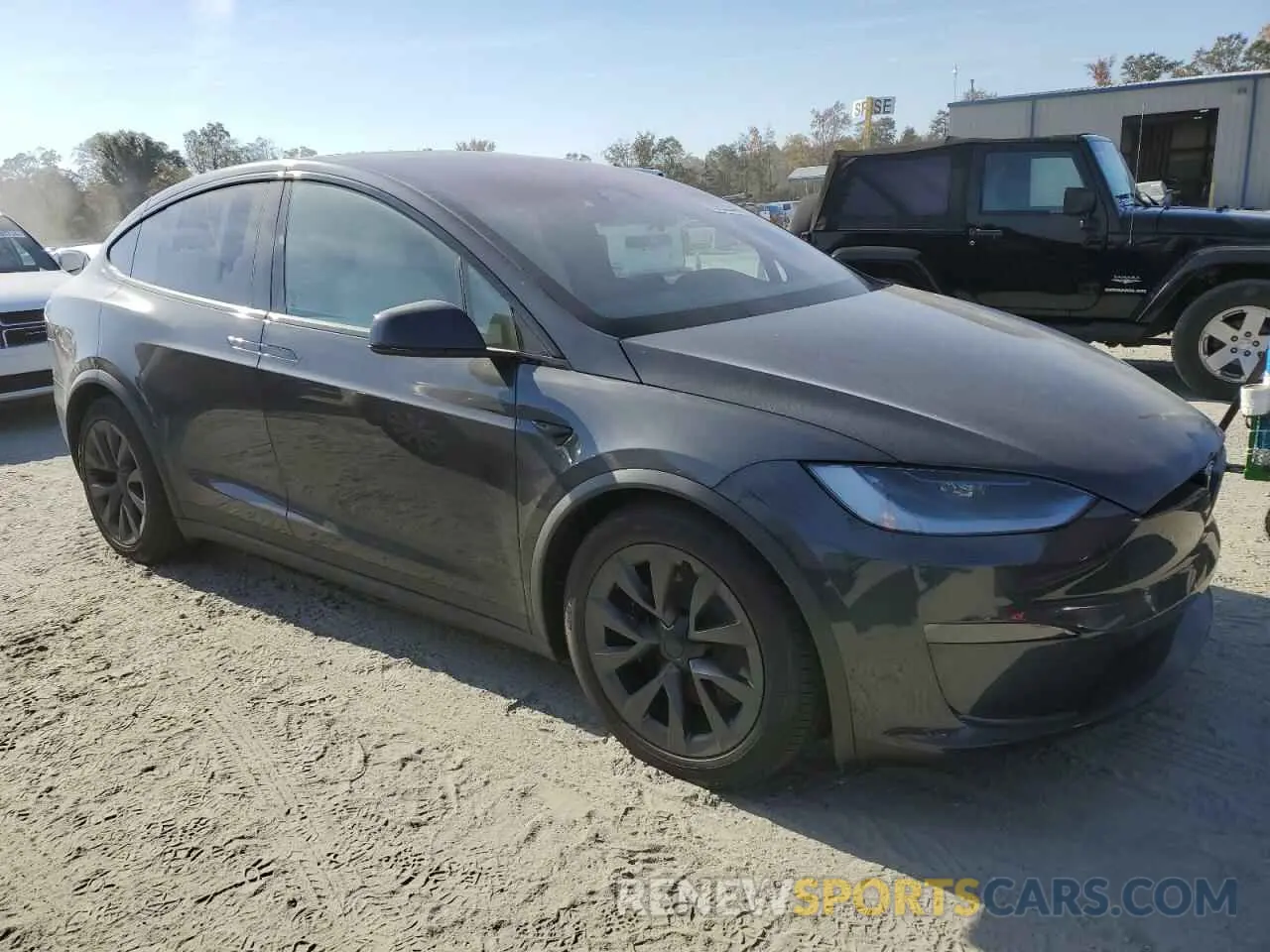 4 Фотография поврежденного автомобиля 7SAXCBE5XRF447328 TESLA MODEL X 2024