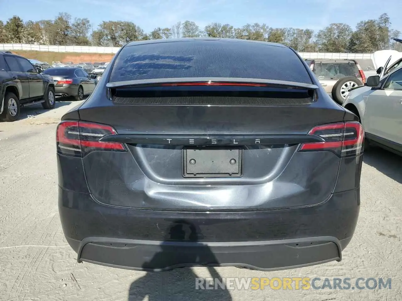 6 Фотография поврежденного автомобиля 7SAXCBE5XRF447328 TESLA MODEL X 2024