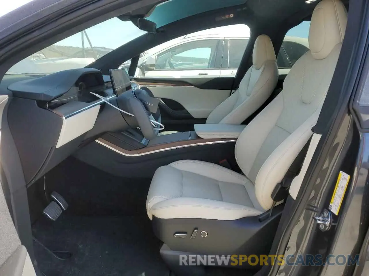 7 Фотография поврежденного автомобиля 7SAXCBE5XRF447328 TESLA MODEL X 2024