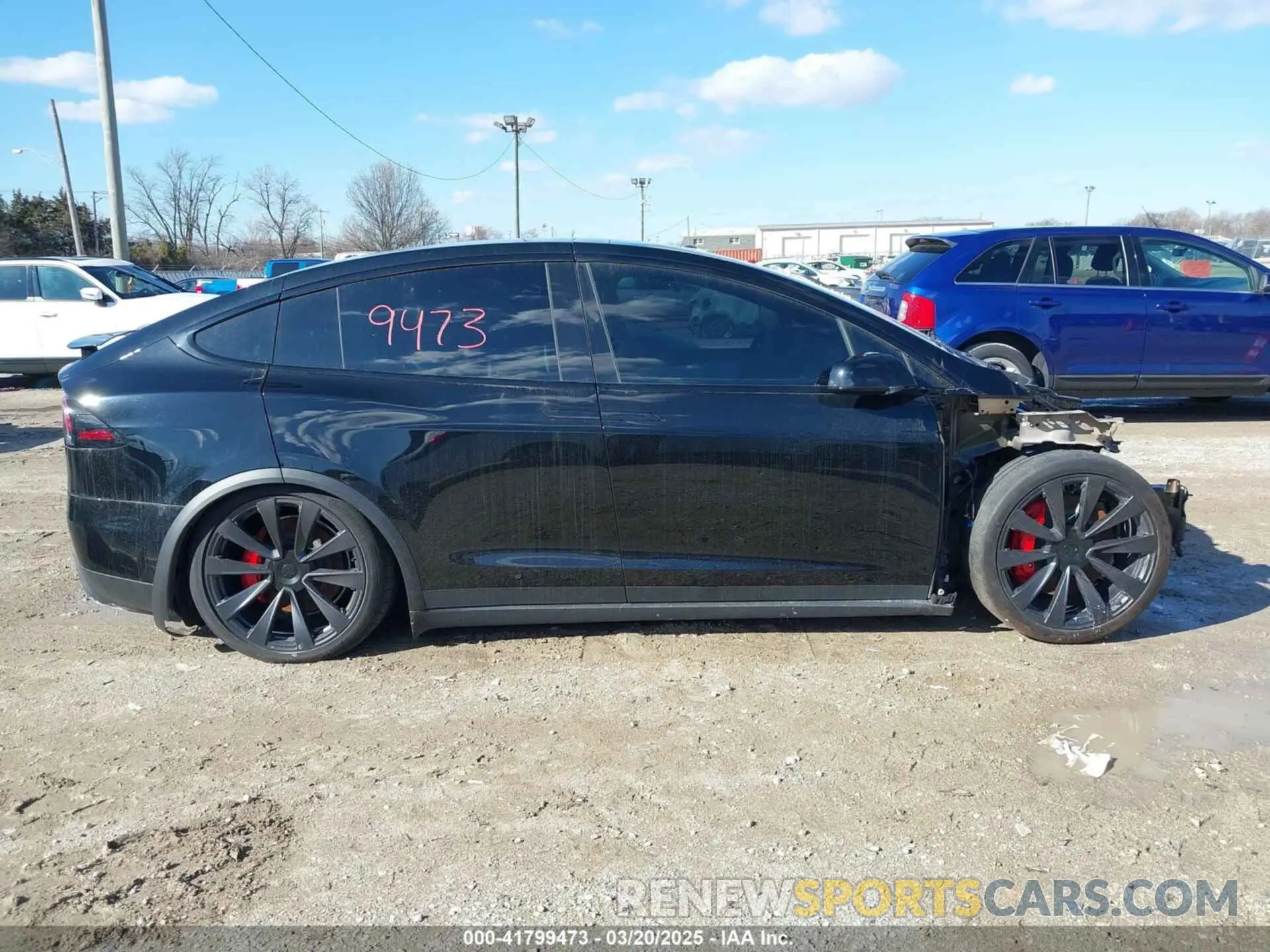 12 Photograph of a damaged car 7SAXCBE65RF444149 TESLA MODEL X 2024