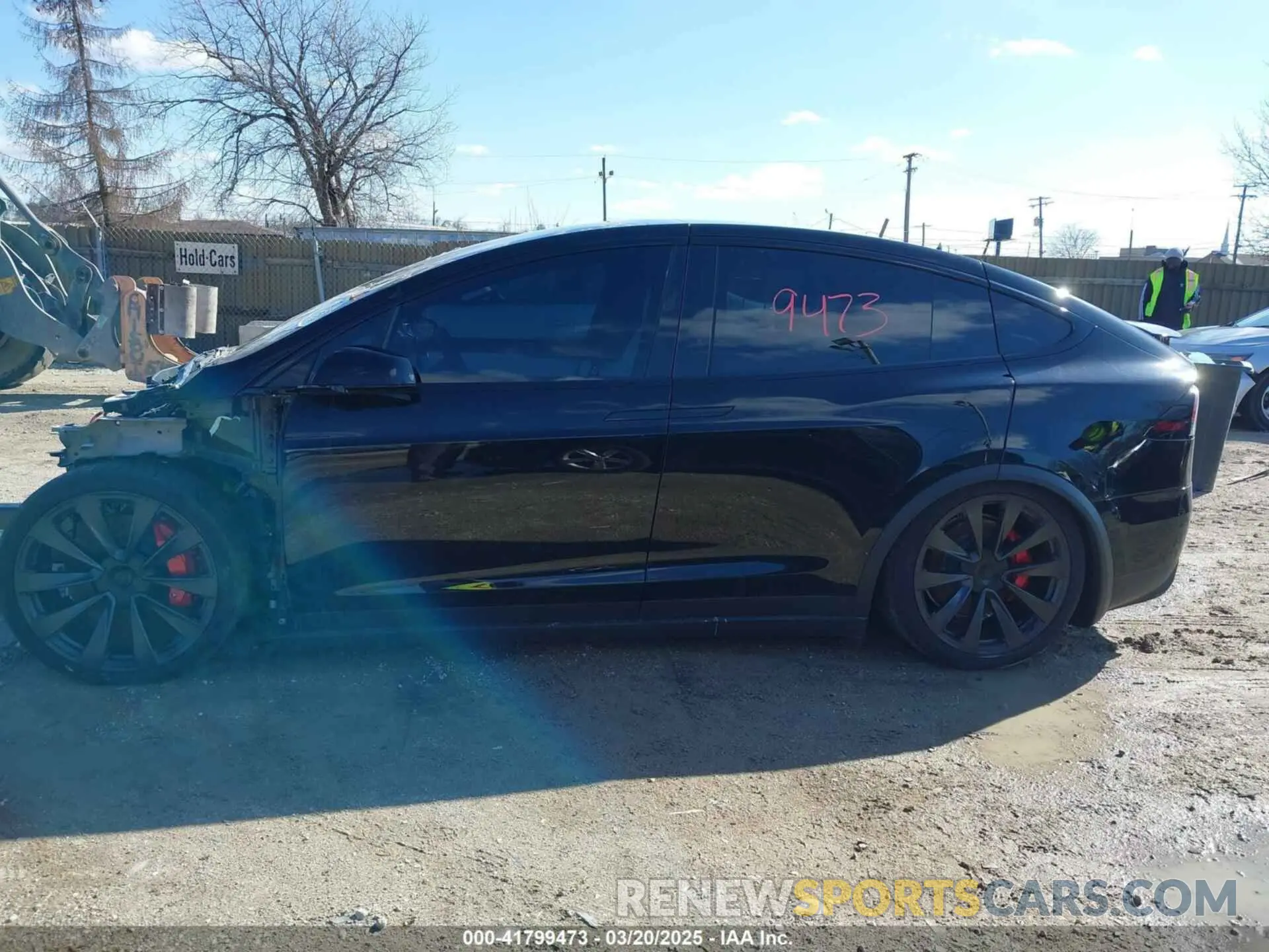13 Photograph of a damaged car 7SAXCBE65RF444149 TESLA MODEL X 2024