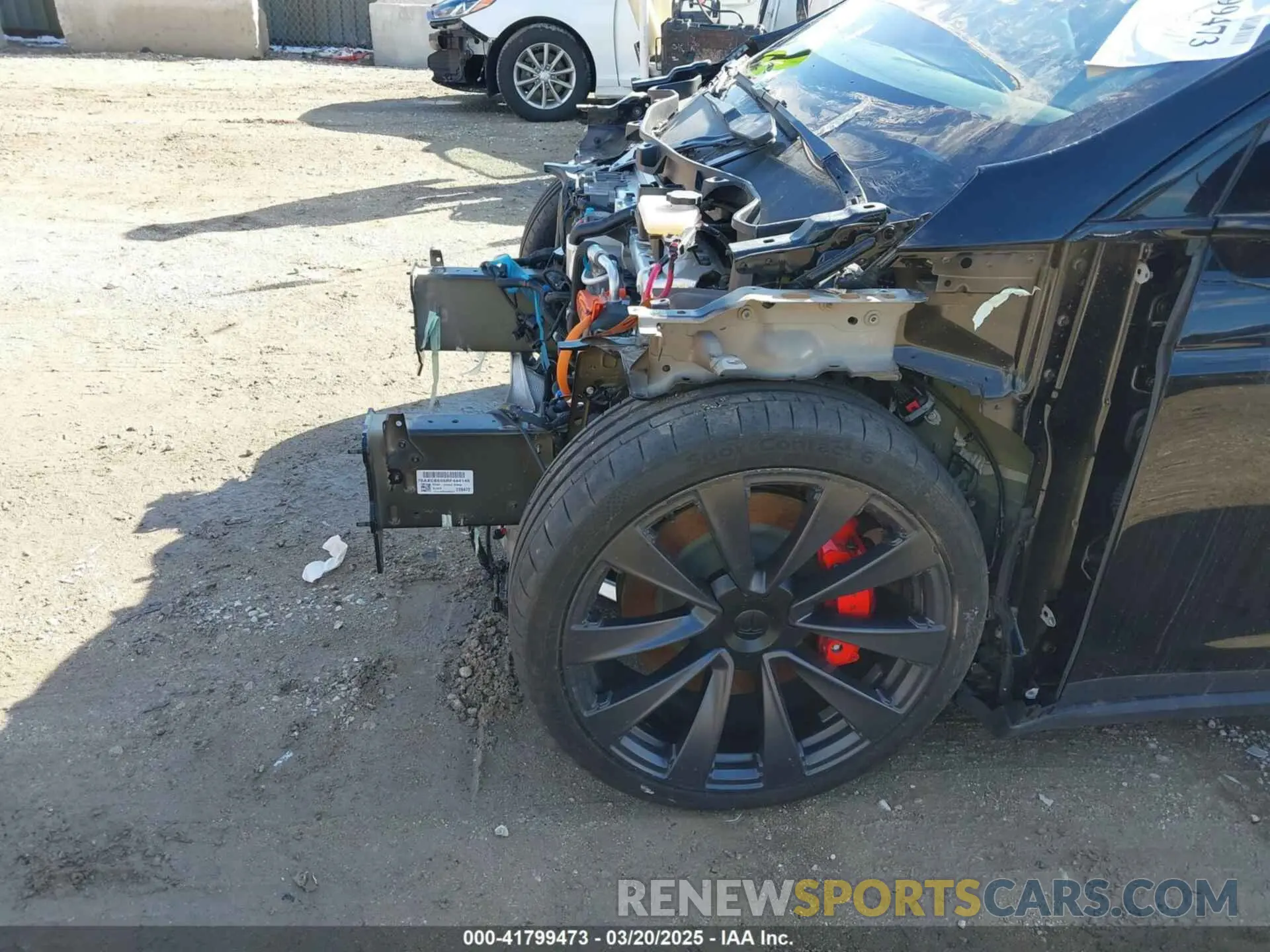 18 Photograph of a damaged car 7SAXCBE65RF444149 TESLA MODEL X 2024