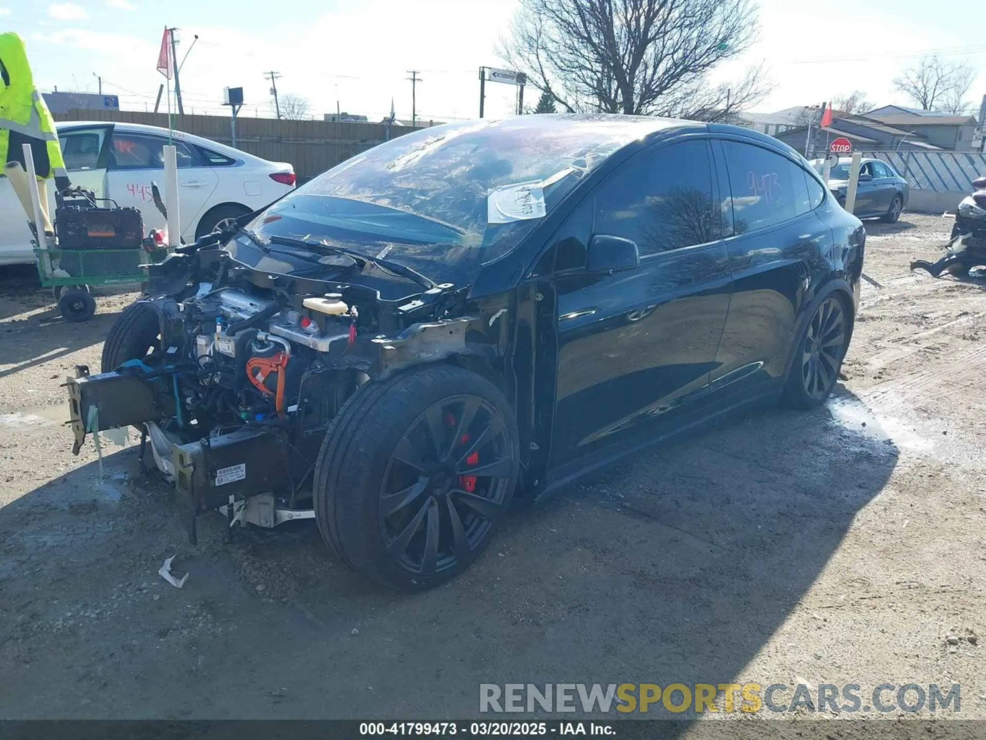 2 Photograph of a damaged car 7SAXCBE65RF444149 TESLA MODEL X 2024