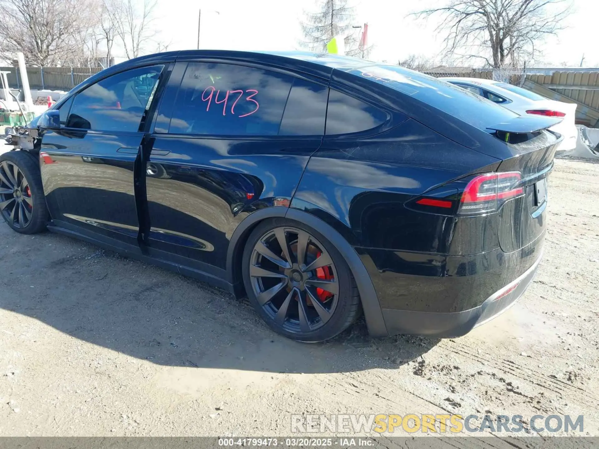 3 Photograph of a damaged car 7SAXCBE65RF444149 TESLA MODEL X 2024