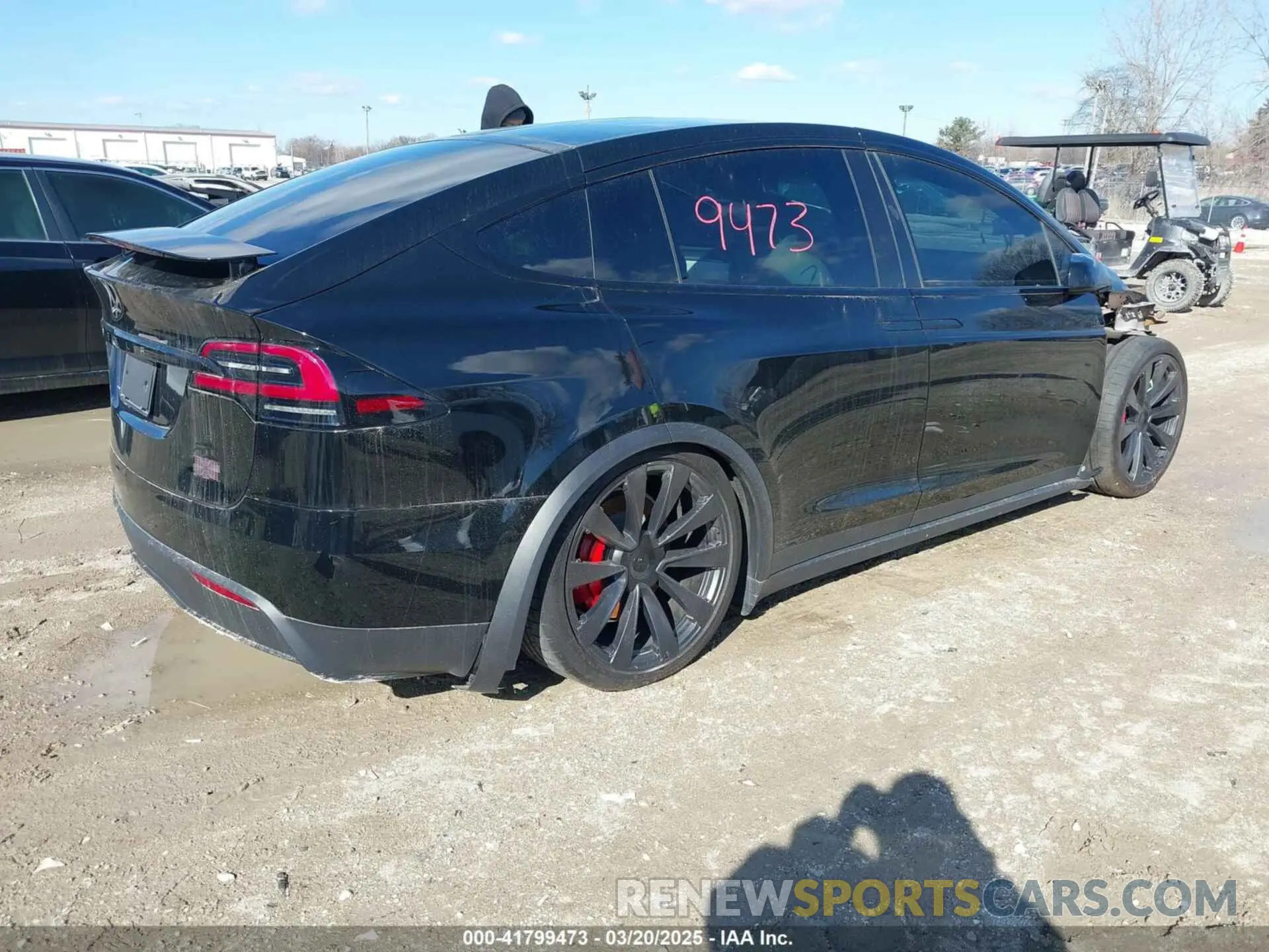 4 Photograph of a damaged car 7SAXCBE65RF444149 TESLA MODEL X 2024