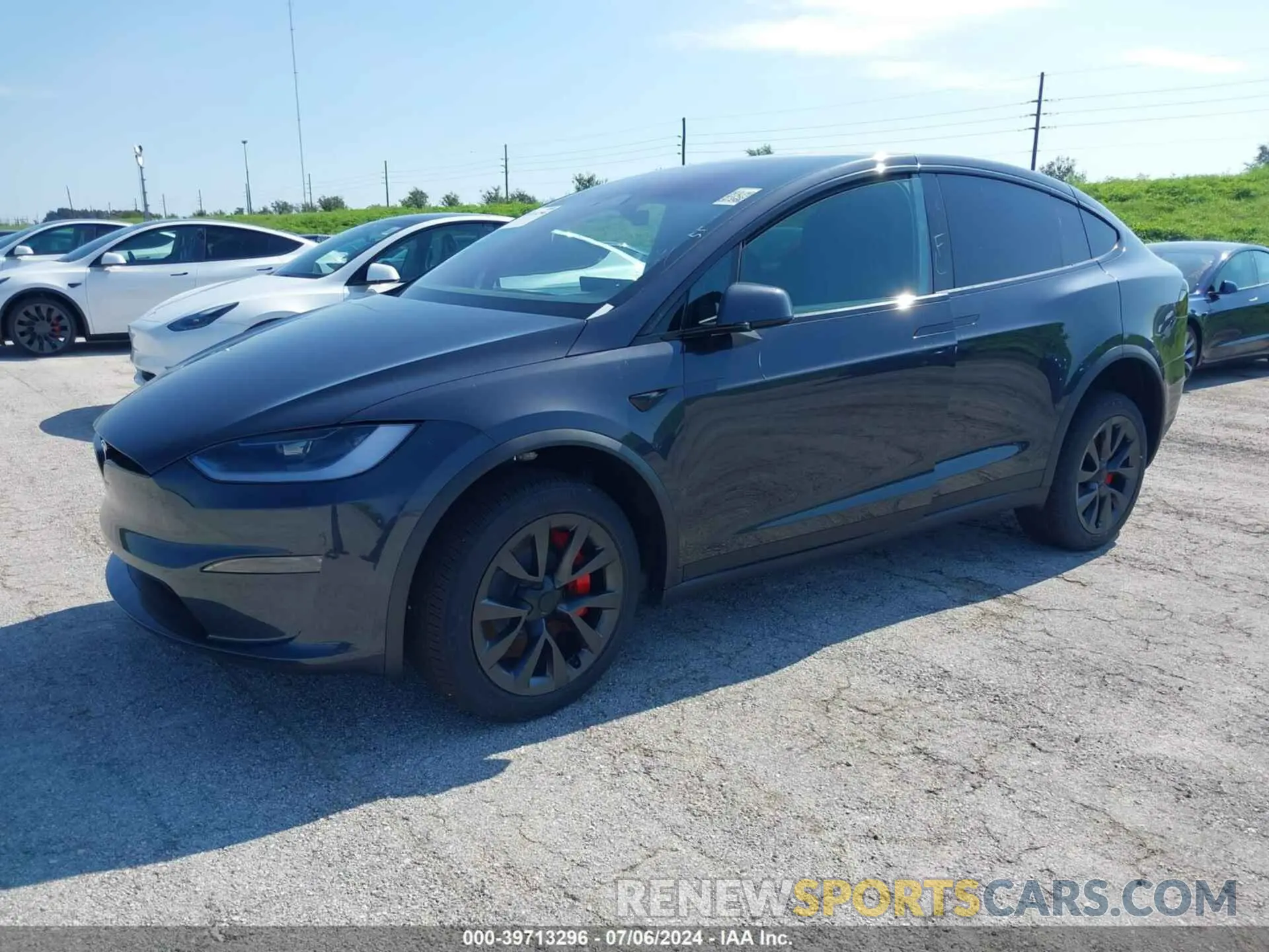 2 Photograph of a damaged car 7SAXCBE66RF447500 TESLA MODEL X 2024