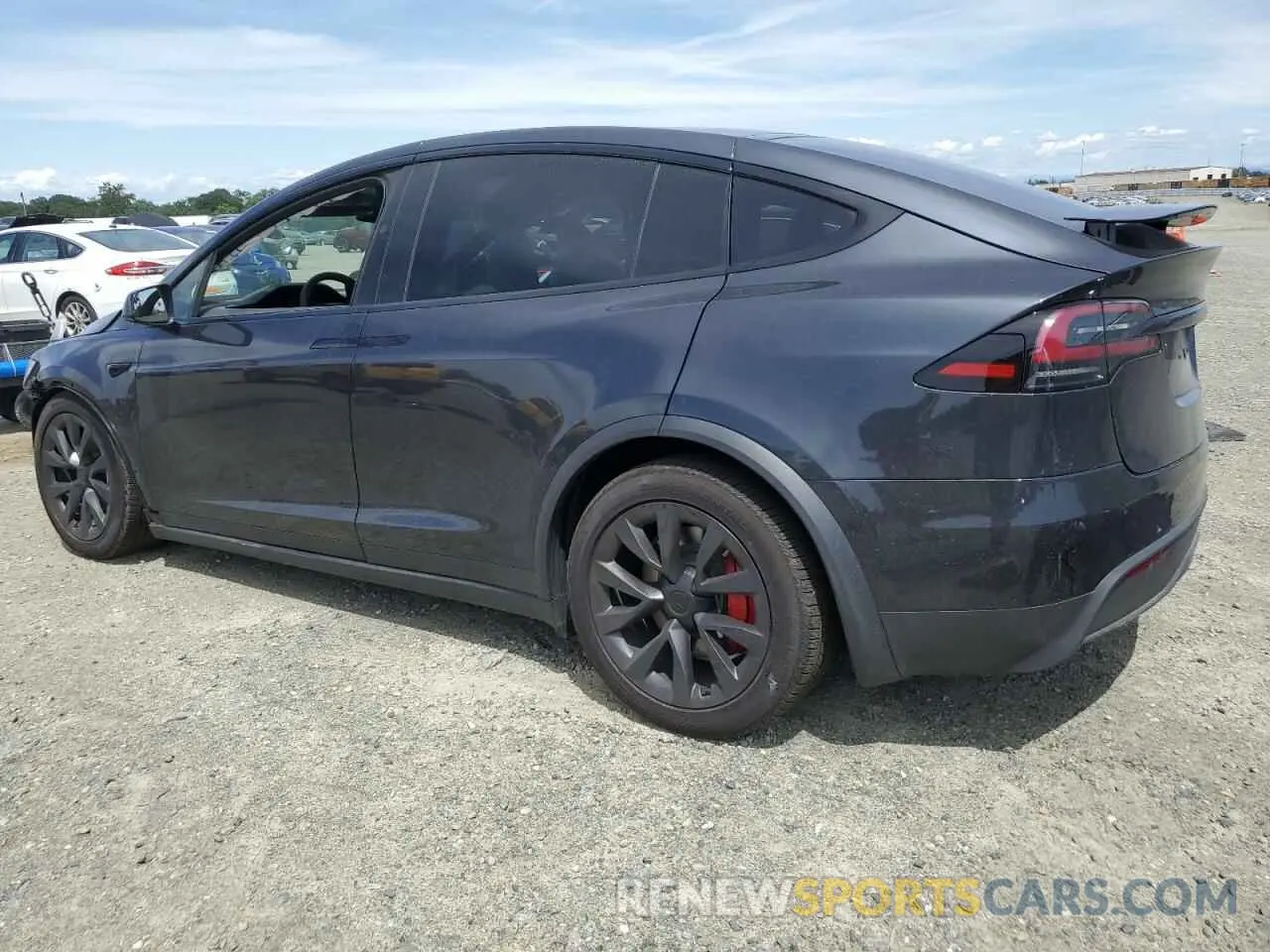 2 Фотография поврежденного автомобиля 7SAXCBE69RF454070 TESLA MODEL X 2024
