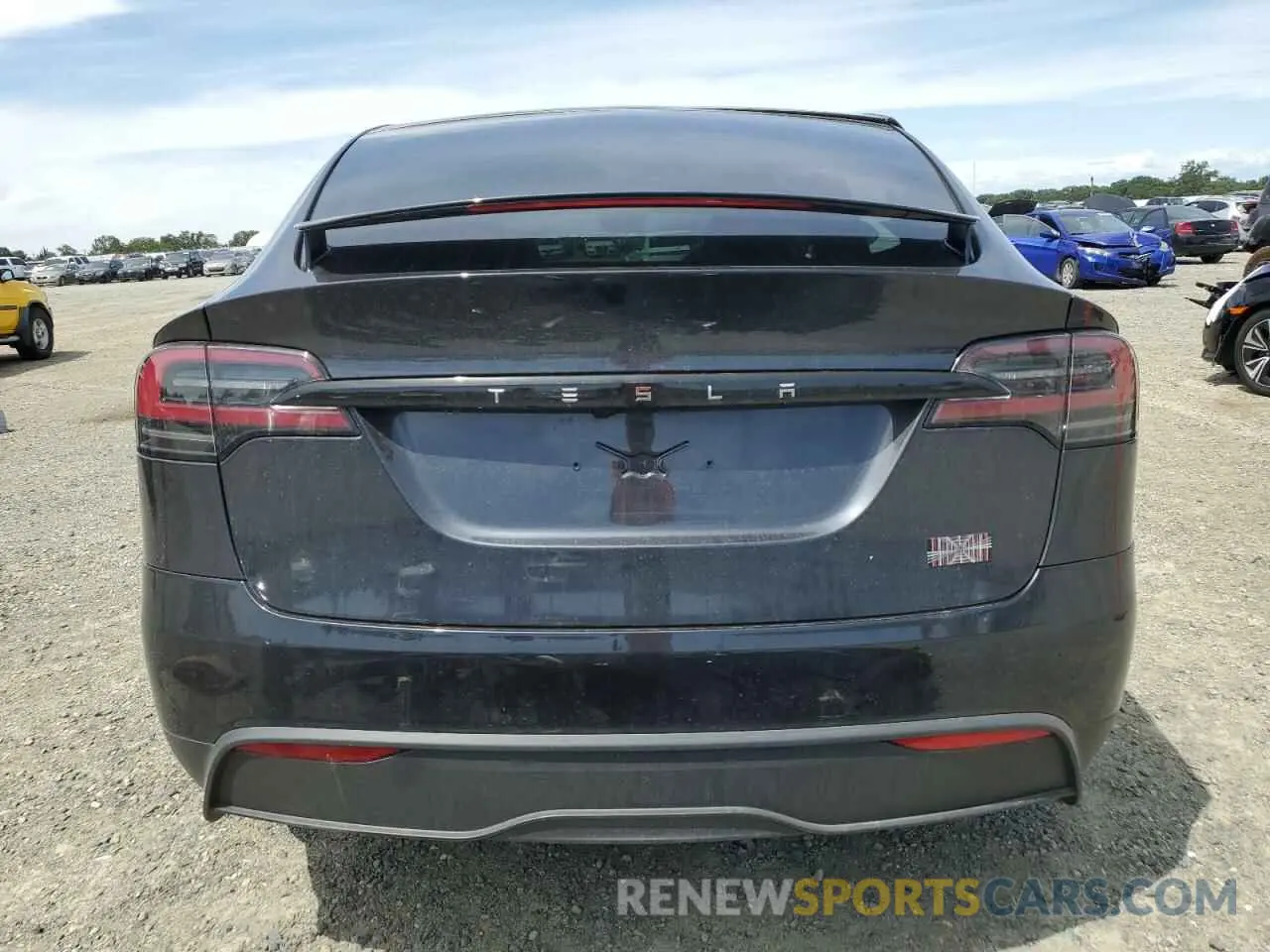 6 Фотография поврежденного автомобиля 7SAXCBE69RF454070 TESLA MODEL X 2024