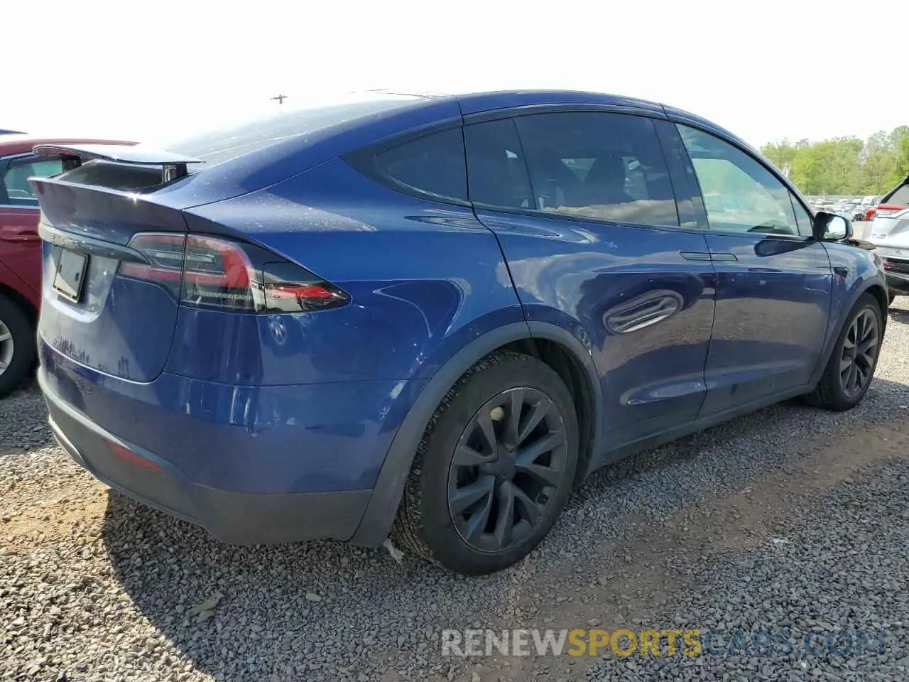 3 Фотография поврежденного автомобиля 7SAXCDE51RF439209 TESLA MODEL X 2024