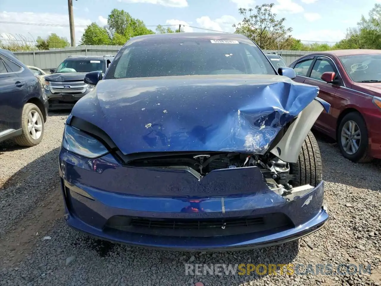 5 Фотография поврежденного автомобиля 7SAXCDE51RF439209 TESLA MODEL X 2024