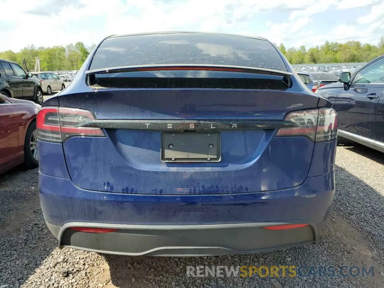 6 Фотография поврежденного автомобиля 7SAXCDE51RF439209 TESLA MODEL X 2024